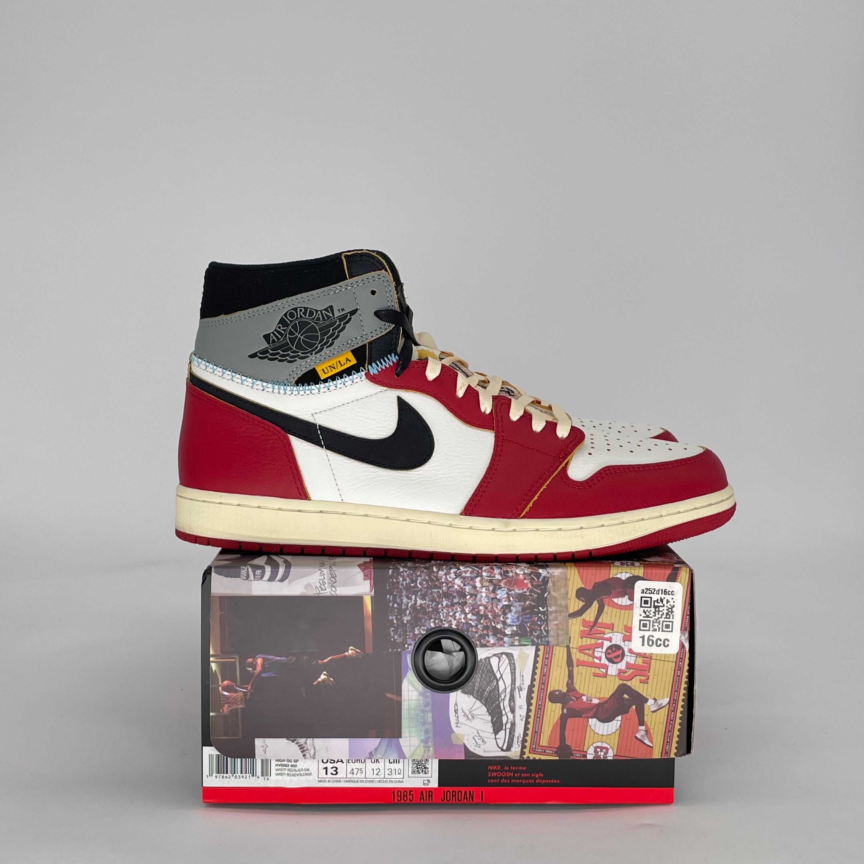 AIR JORDAN 1 UNION LA CHICAGO SHADOW HV8563-600 SIZE 13/14.5W