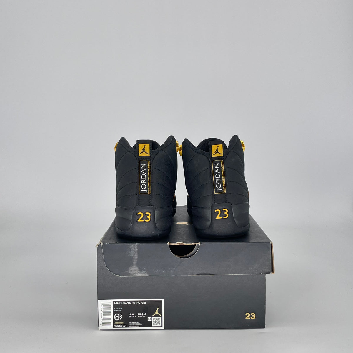 JORDAN 12 BLACK TAXI GS