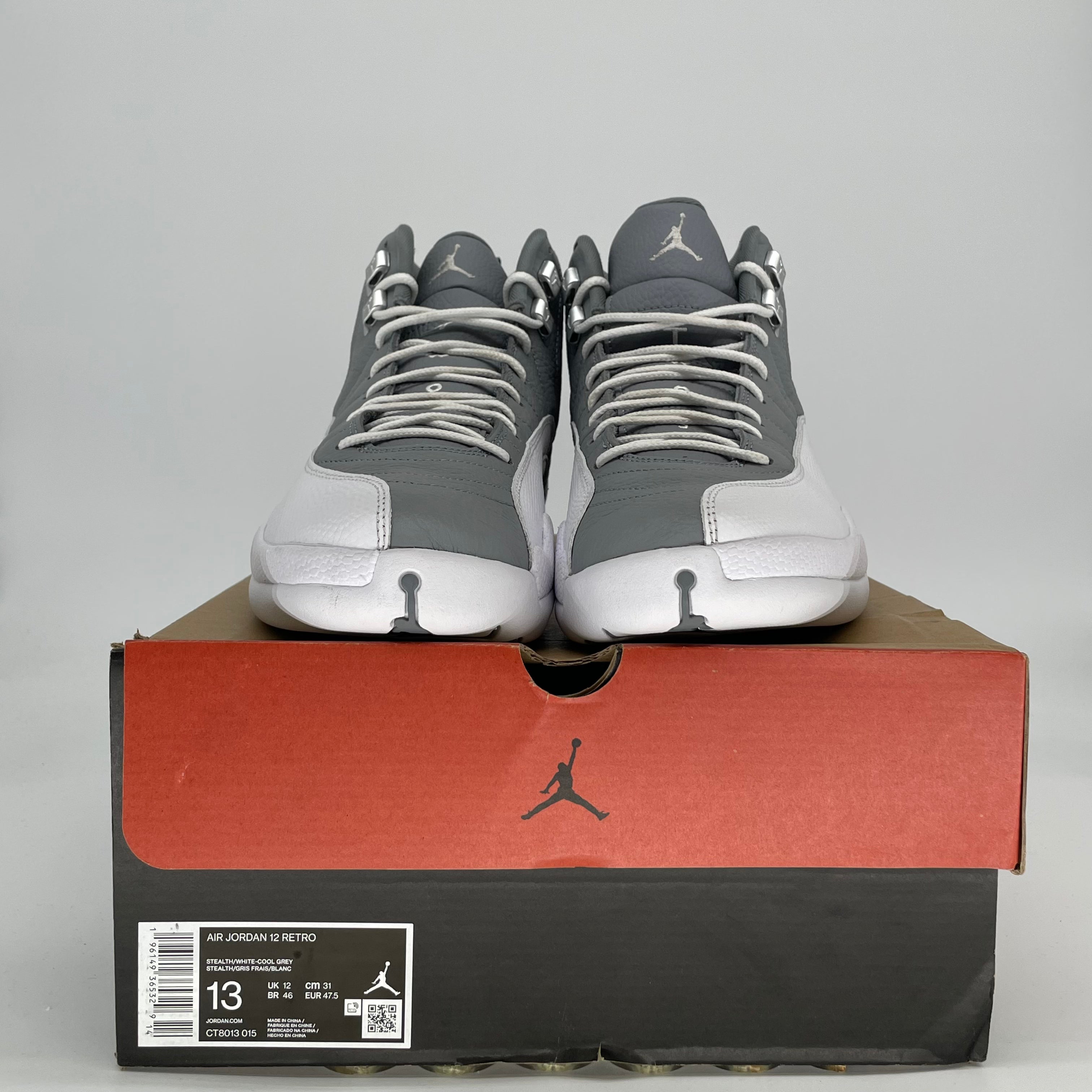 AIR JORDAN 12 STEALTH CT8013-015 SIZE 13/14.5W