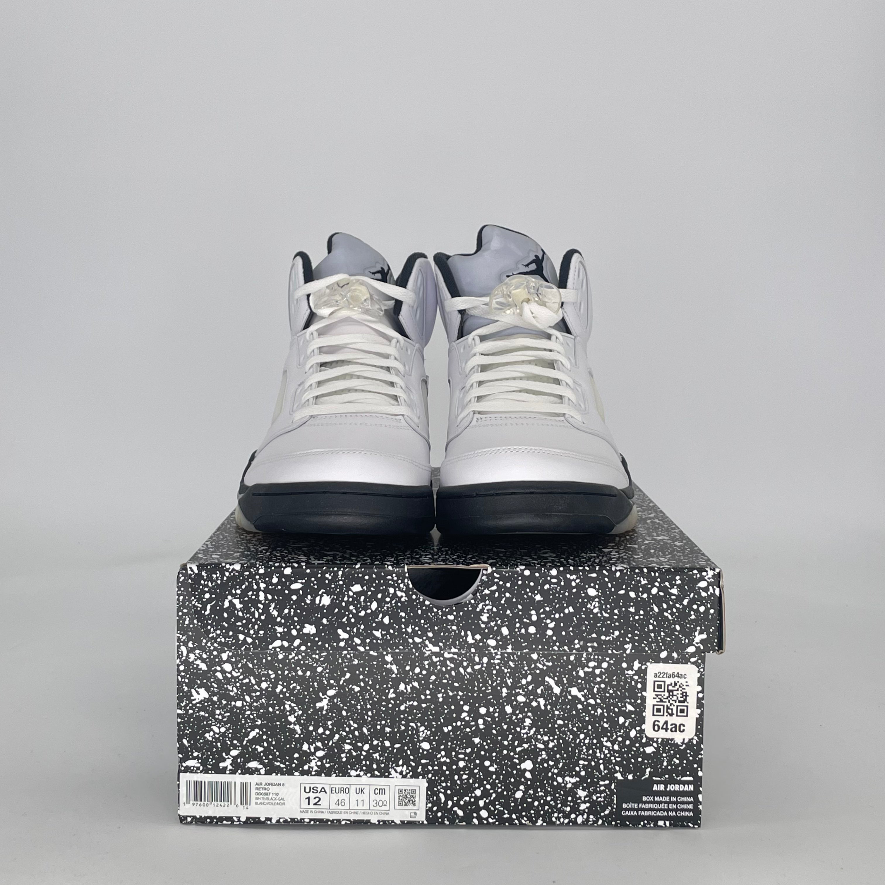 AIR JORDAN 5 REVERSE METALLIC DD0587-110 SIZE 12/13.5W