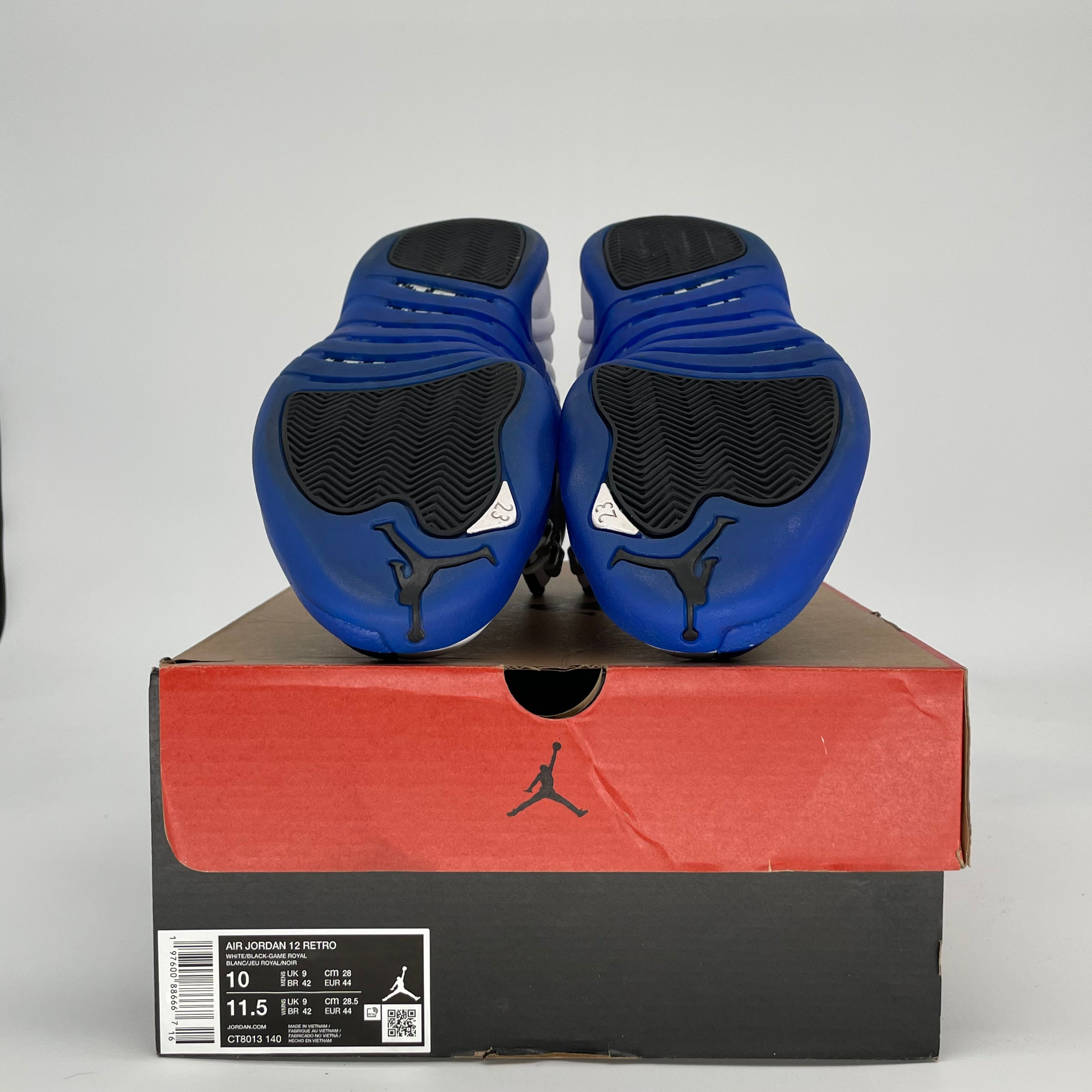 AIR JORAN 12 BLUEBERRY CT8013-140 SIZE 10/11.5W