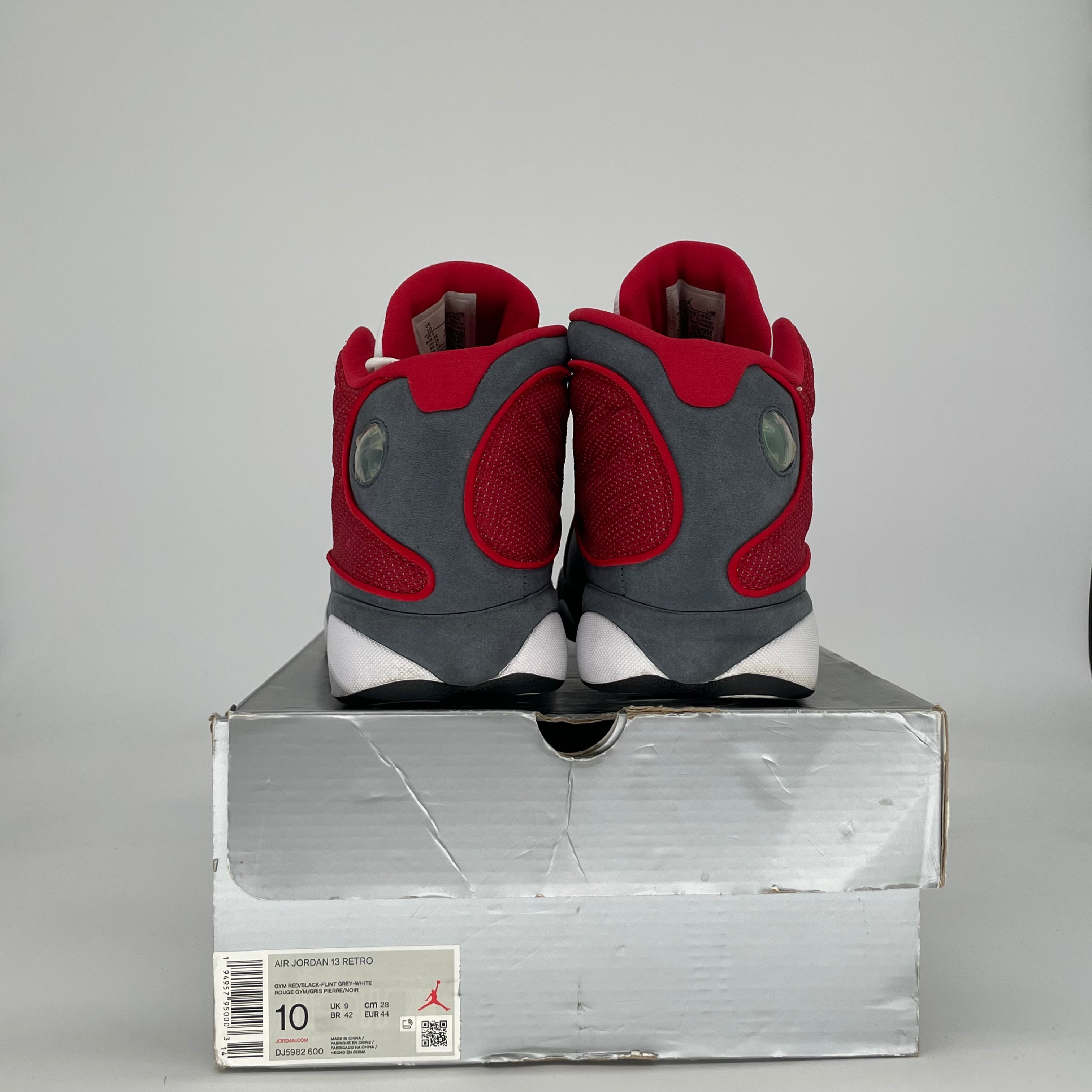 AIR JORDAN 13 GYM RED FLINT GREY DJ5982-600 SIZE 10/11.5W