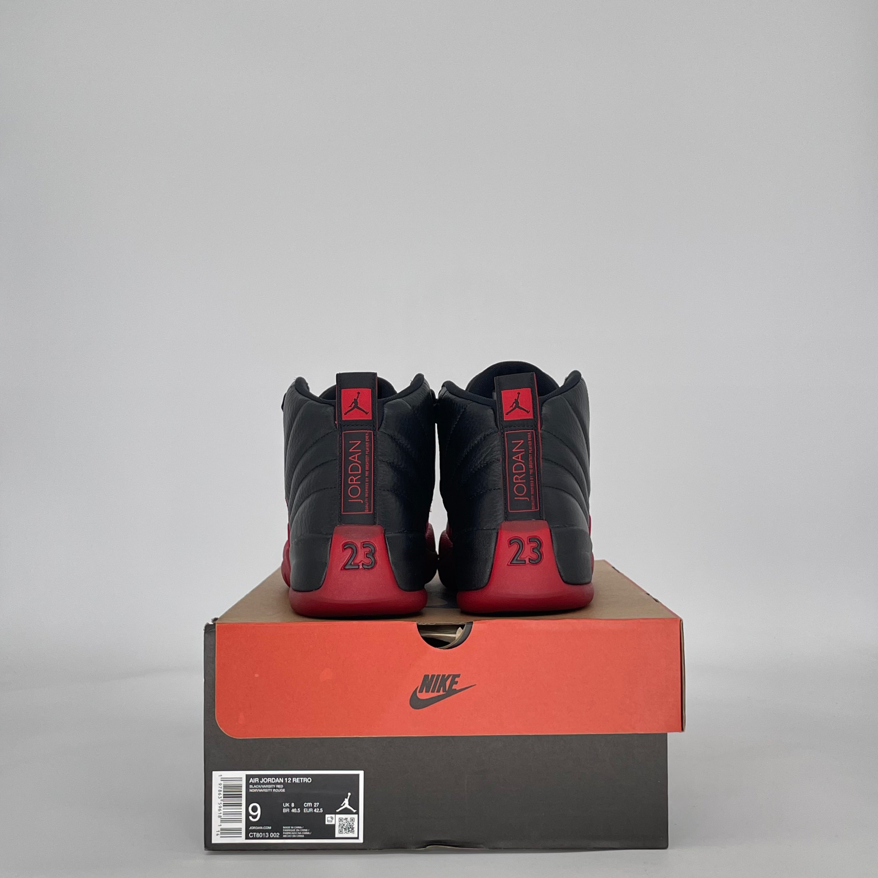 AIR JORDAN 12 FLU GAME CT8013-002 SIZE 9/10.5W