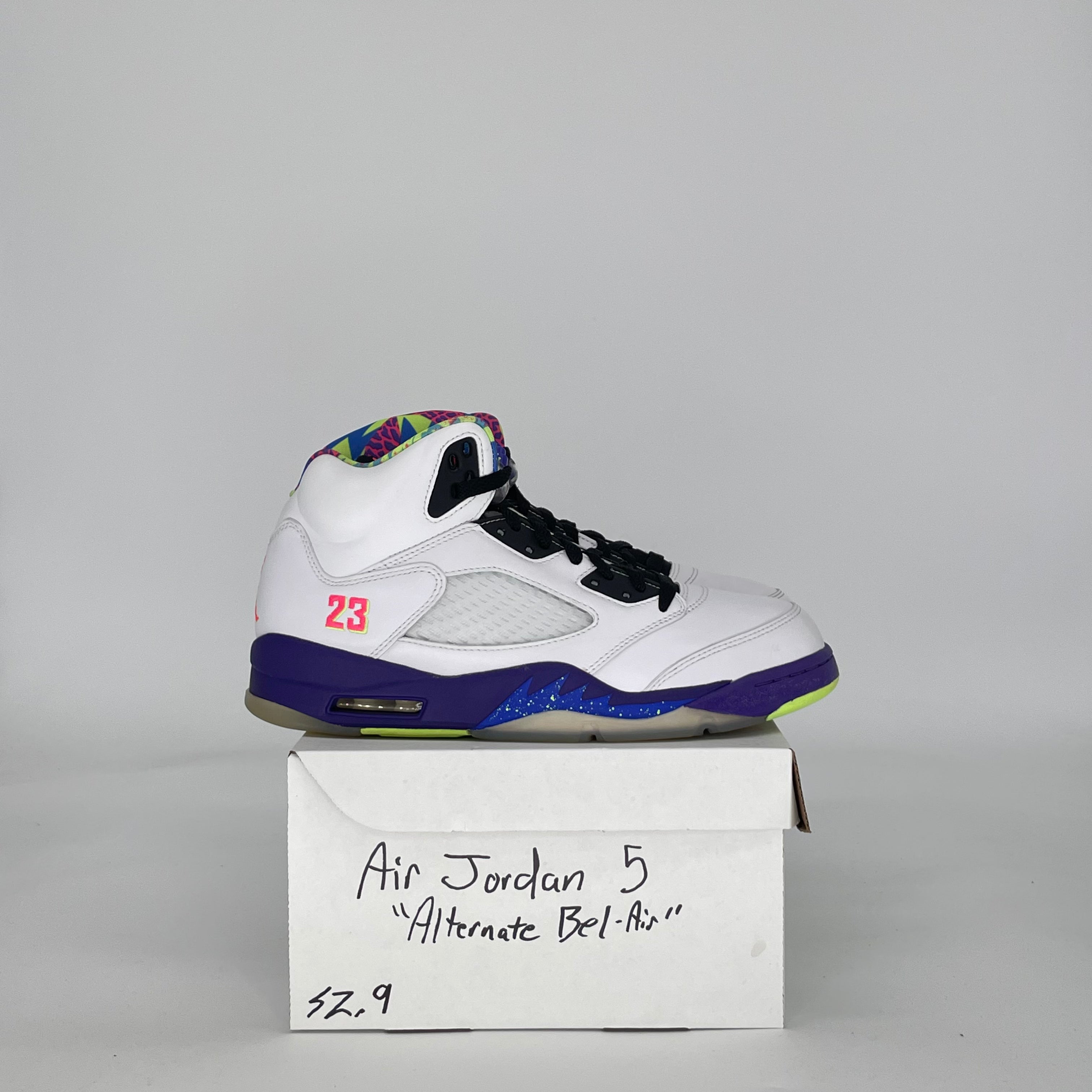 AIR JORDAN 5 ALTERNATE BEL-AIR DB3335-100 SIZE 9/10.5W