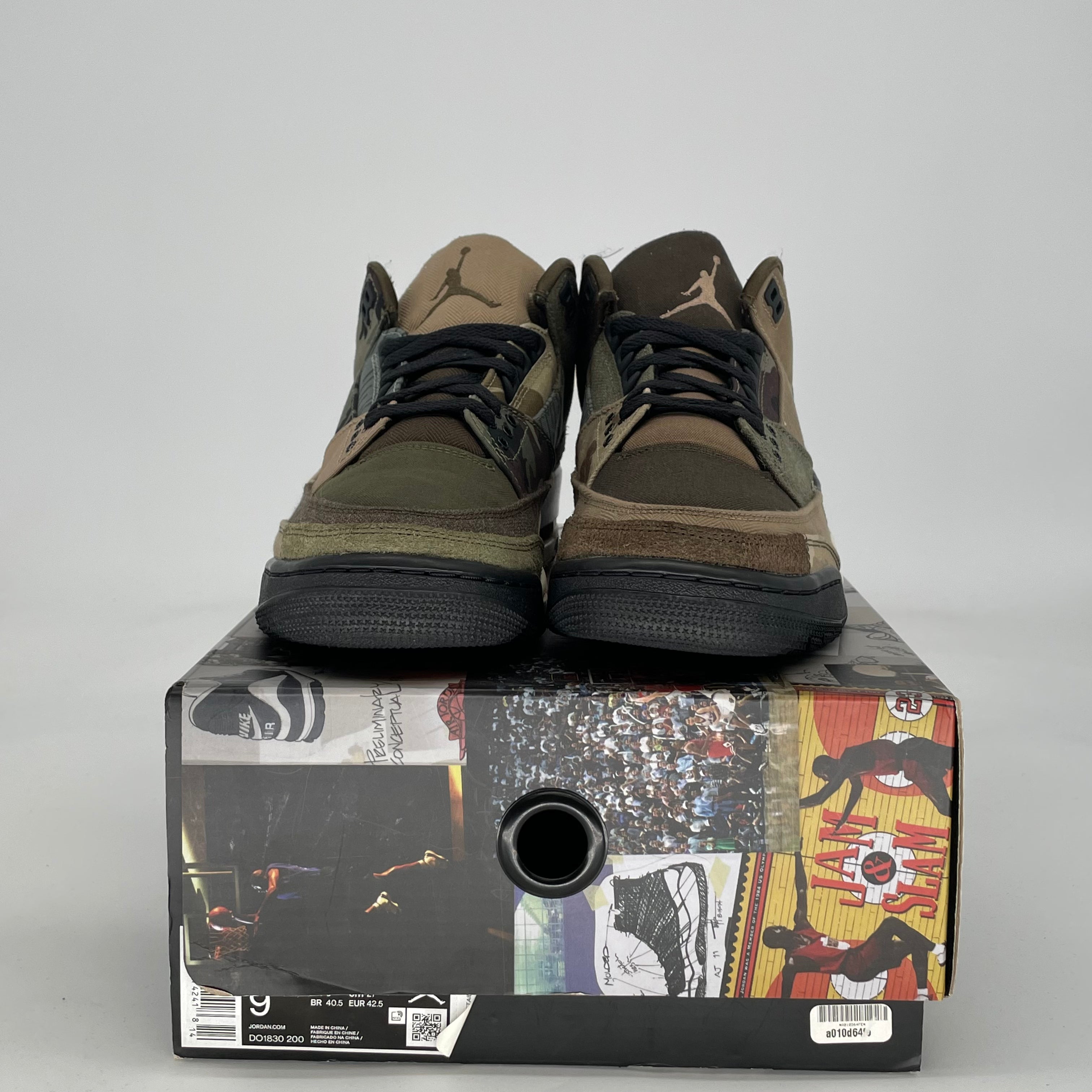 AIR JORDAN 3 PATCHWORK CAMO DO1830-200 SIZE 9/10.5W