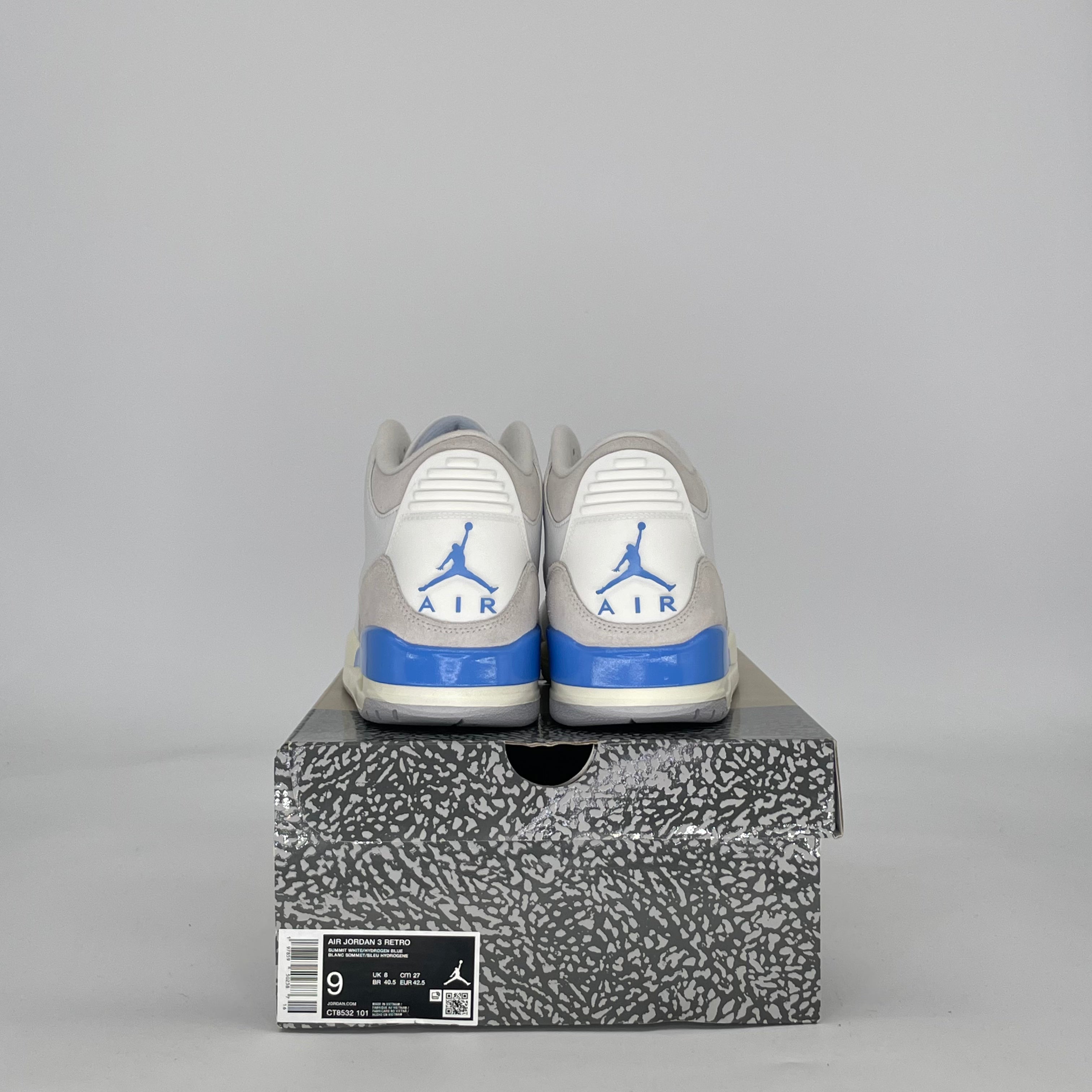 AIR JORDAN 3 LUCKY SHORTS CT8532-101 SIZE 9/10.5W