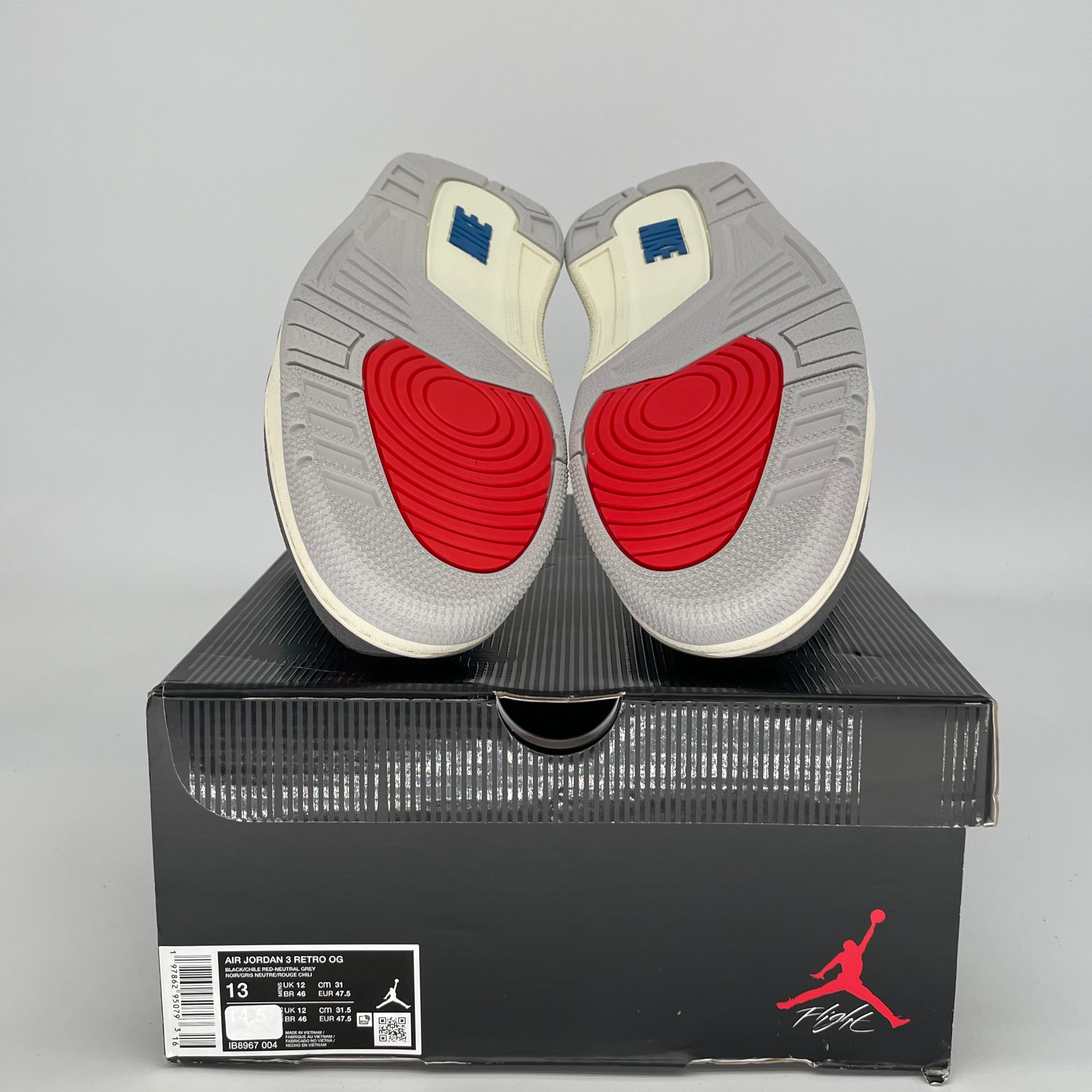 AIR JORDAN 3 RARE AIR IB8967-004 SIZE 13/14.5W