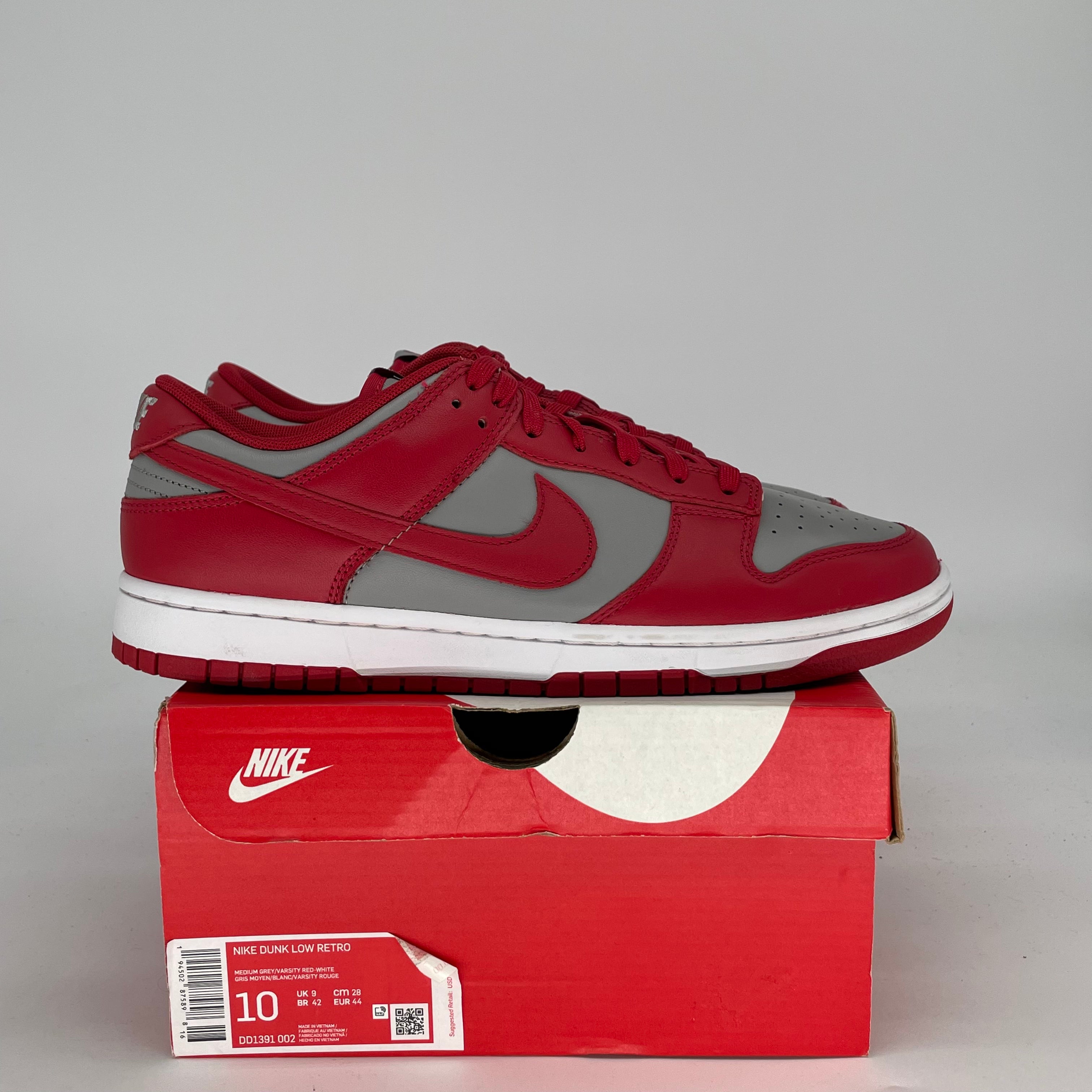 NIKE DUNK LOW UNLV DD1391-002 SIZE 10/11.5W