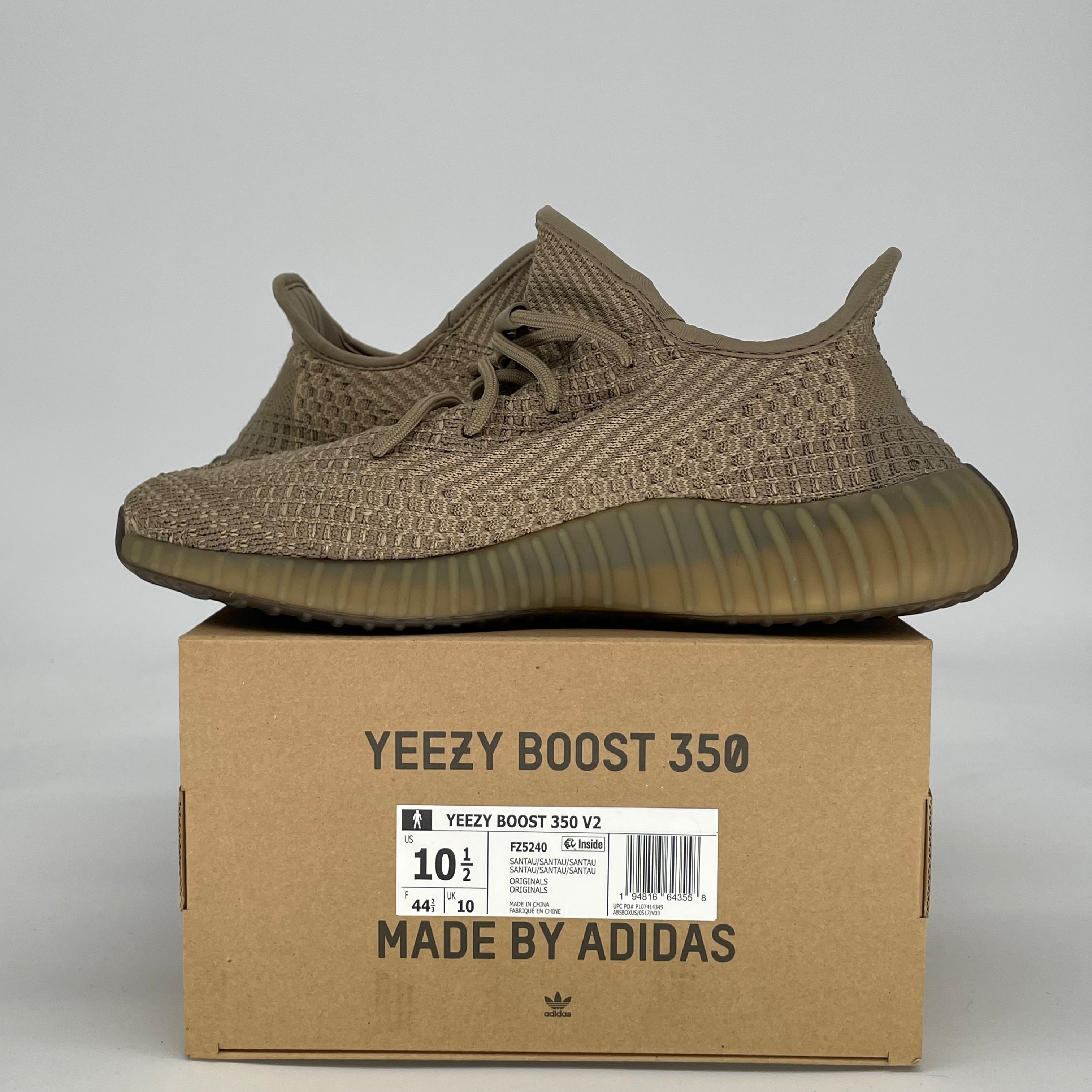 ADIDAS YEEZY 350 V2 SAND TAUPE FZ5240 SIZE 10.5/12W