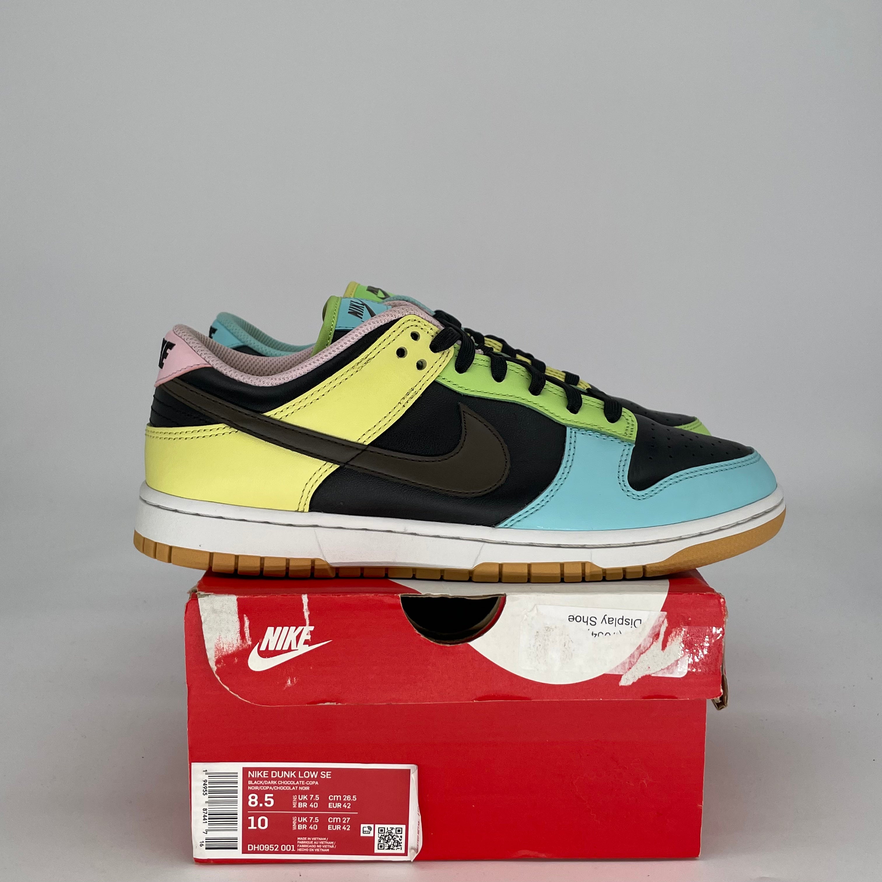 NIKE DUNK LOW FREE 99 BLACK DH0952-001 SIZE 8.5/10W