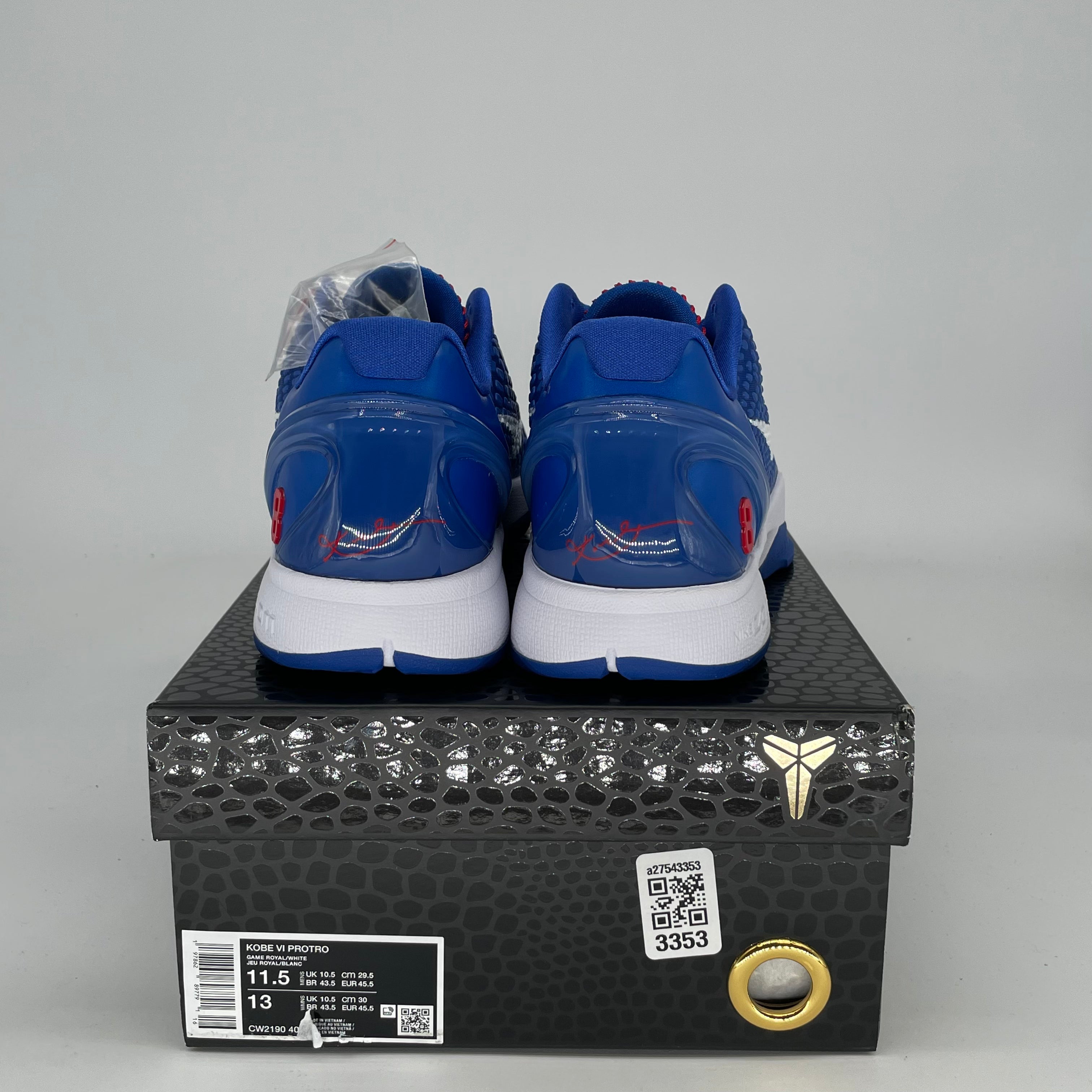 NIKE KOBE 6 PROTRO DODGERS CW2190-400 SIZE 11.5/13W