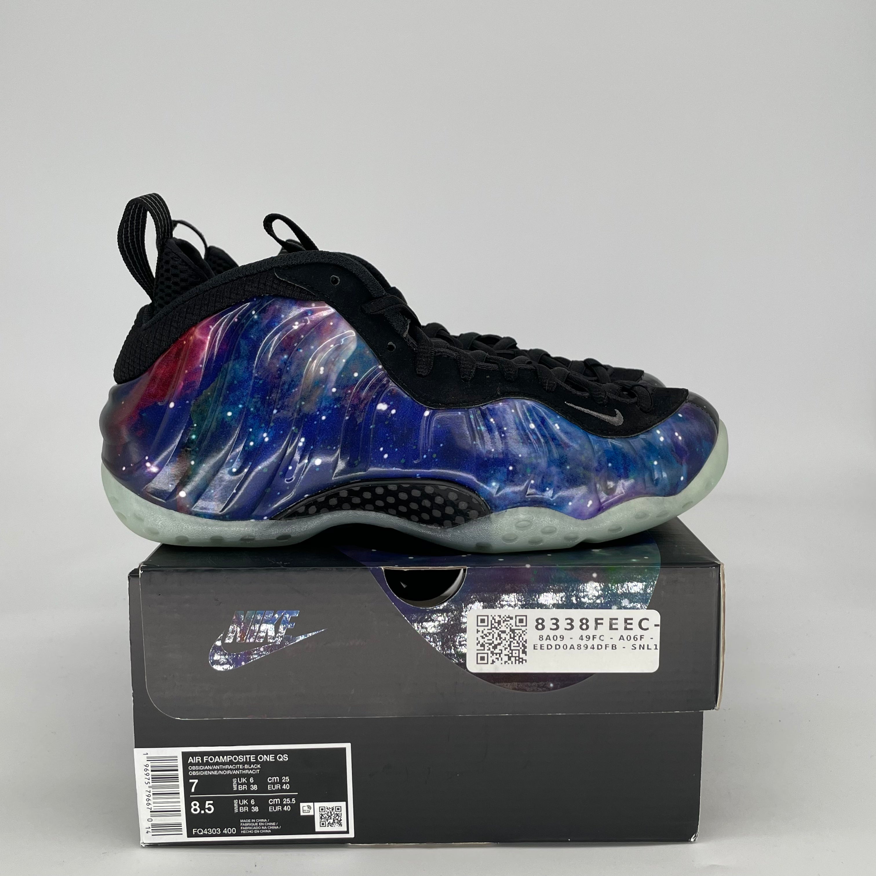 NIKE AIR FOAMPOSITE ONE GALAXY 2025 FQ4303-400 SIZE 7/8.5W