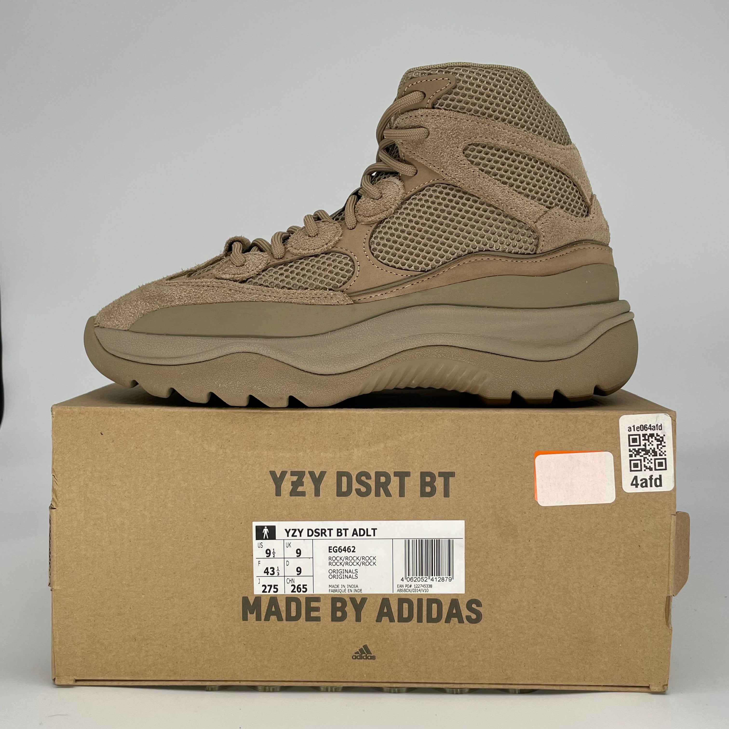 ADIDAS YEEZY DESERT BOOT ROCK EG6462 SIZE 9.5/11W