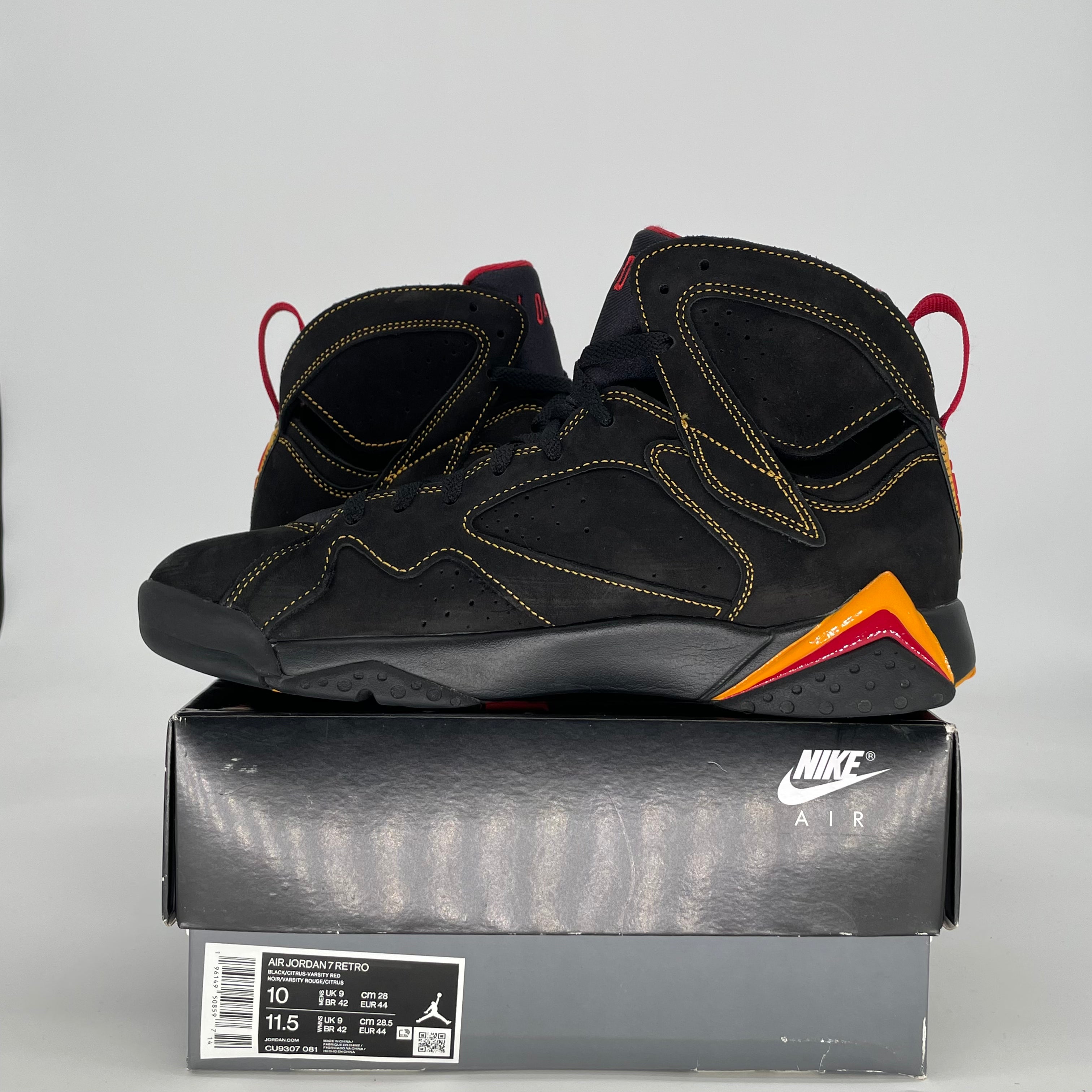 AIR JORDAN 7 CITRUS CU9307-081 SIZE 10/11.5W