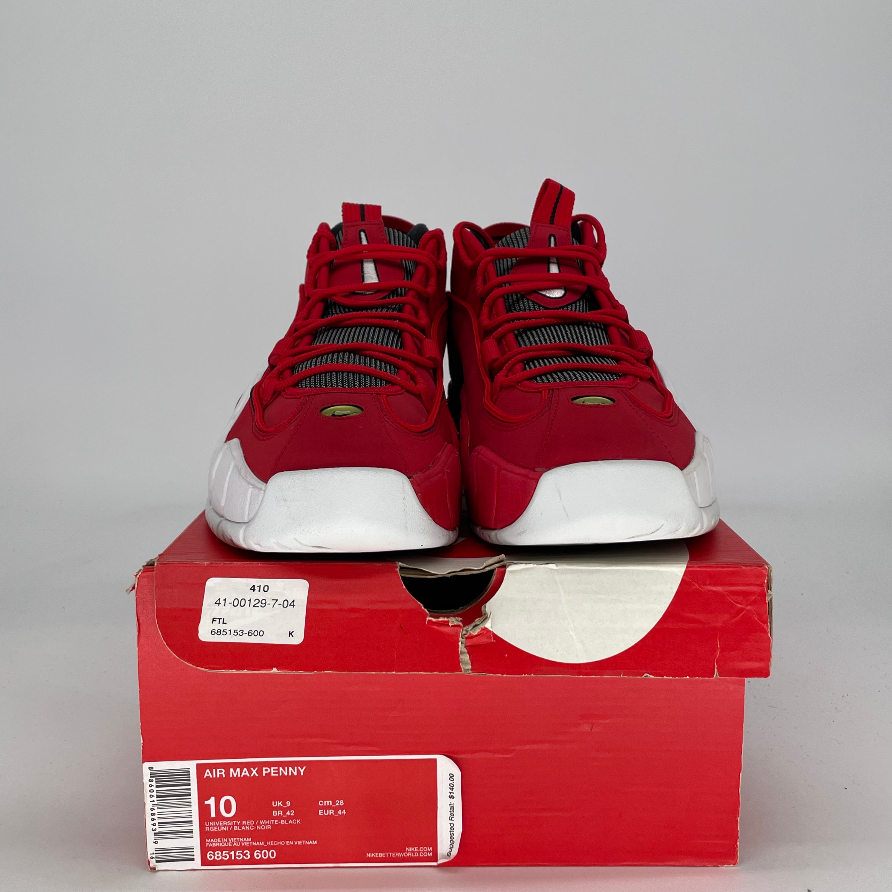 NIKE AIR MAX PENNY 1 RIVAL PACK 685153-600 SIZE 10/11.5W