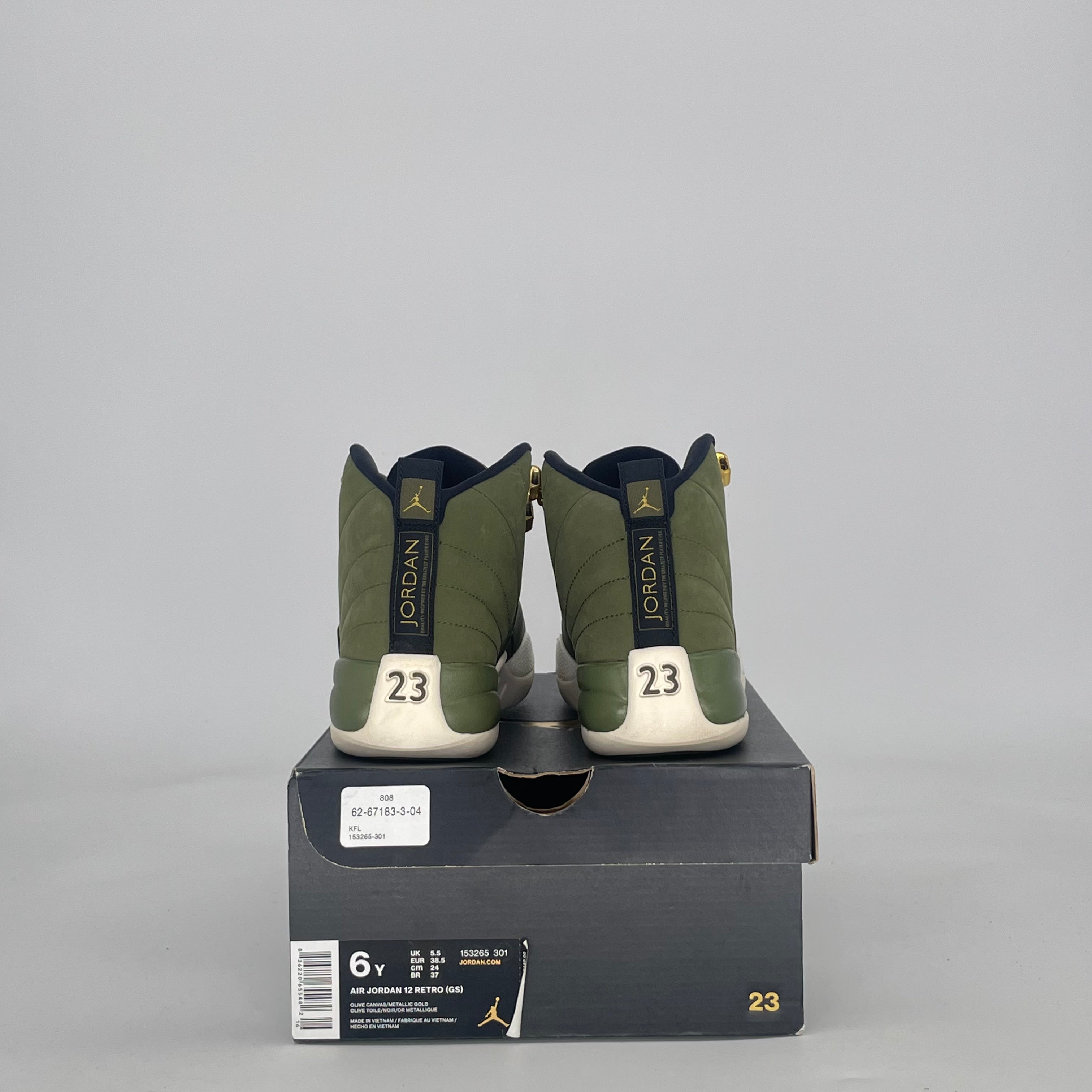 AIR JORDAN 12 CHRIS PAUL CLASS OF 2003 153265-301 SIZE 6/7.5W GS