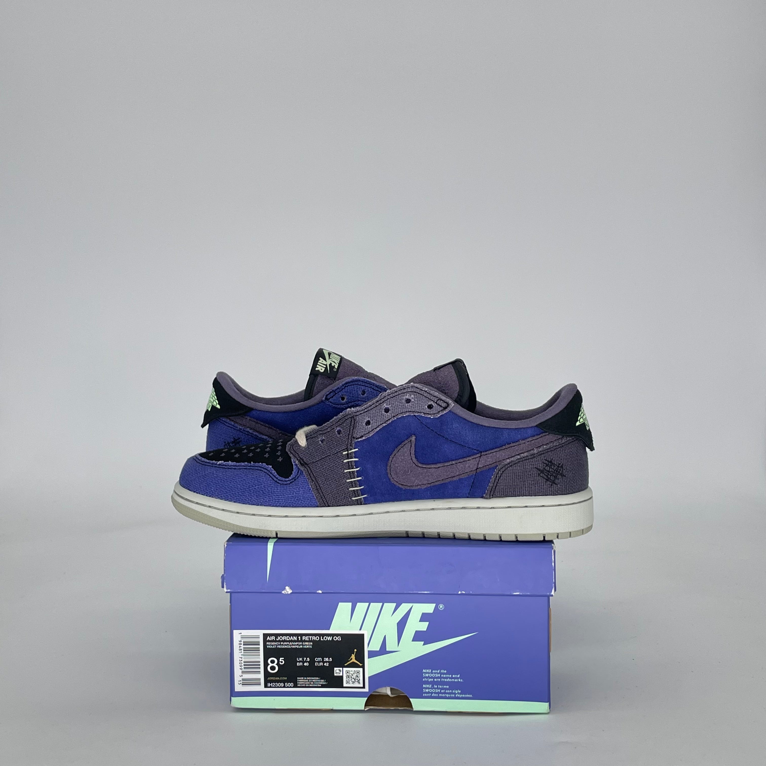 AIR JORDAN 1 LOW ZION WILLIAMSON VOODOO ALTERNATE IH2309-500 SIZE 8.5/10W