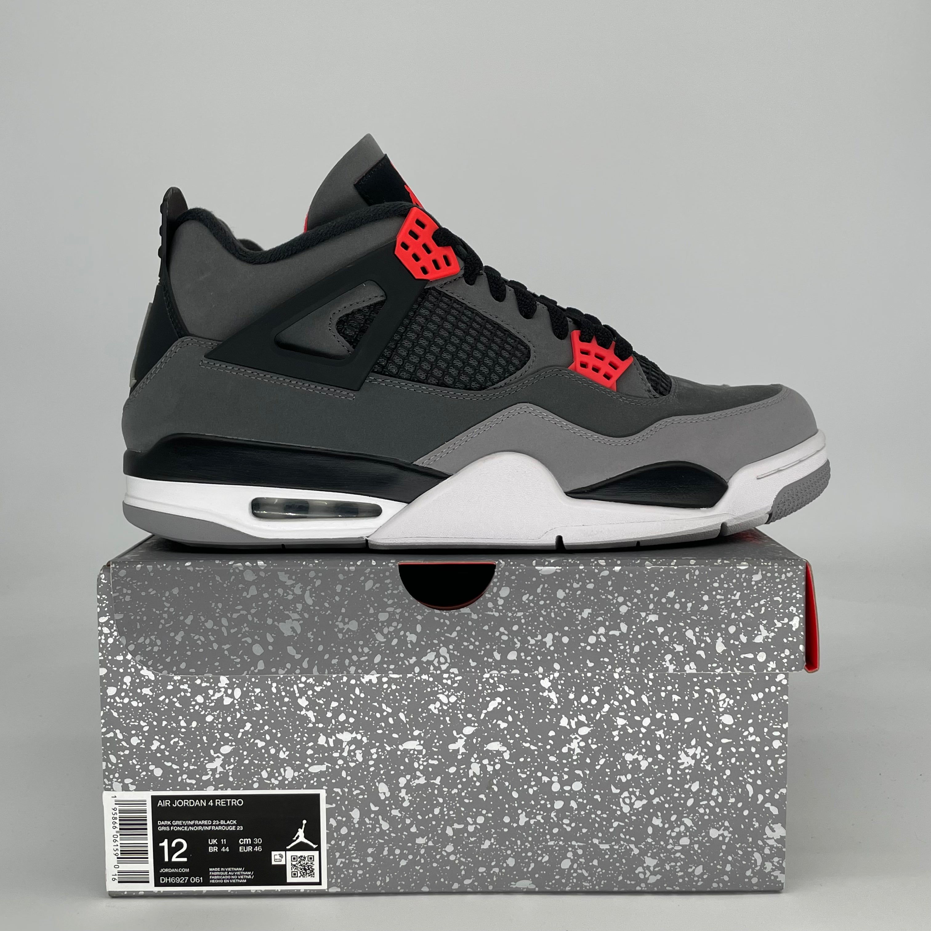 AIR JORDAN 4 INFRARED DH6927-061 SIZE 12/13.5W