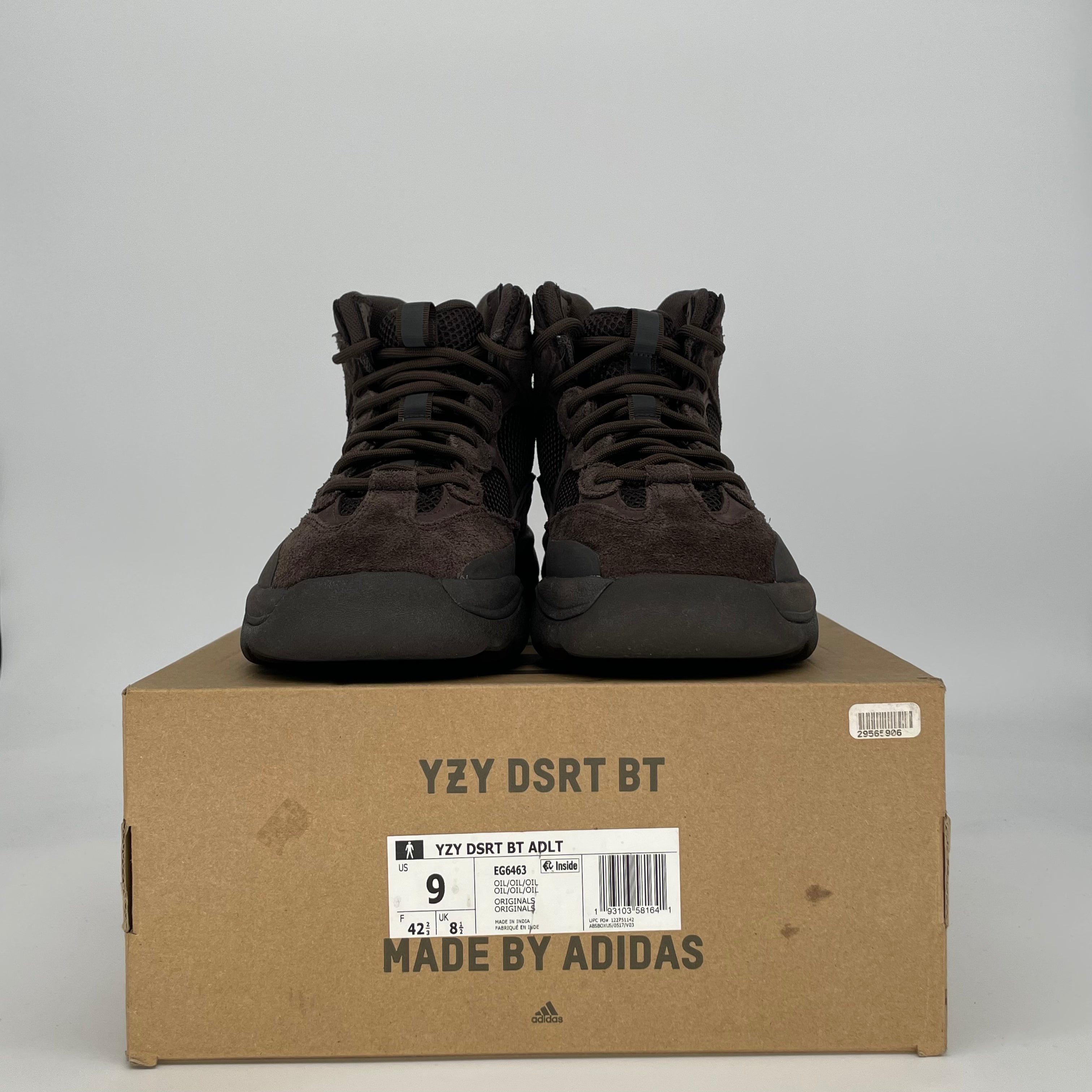 ADIDAS YEEZY DESERT BOOT OIL EG6463 SIZE 9/10.5W