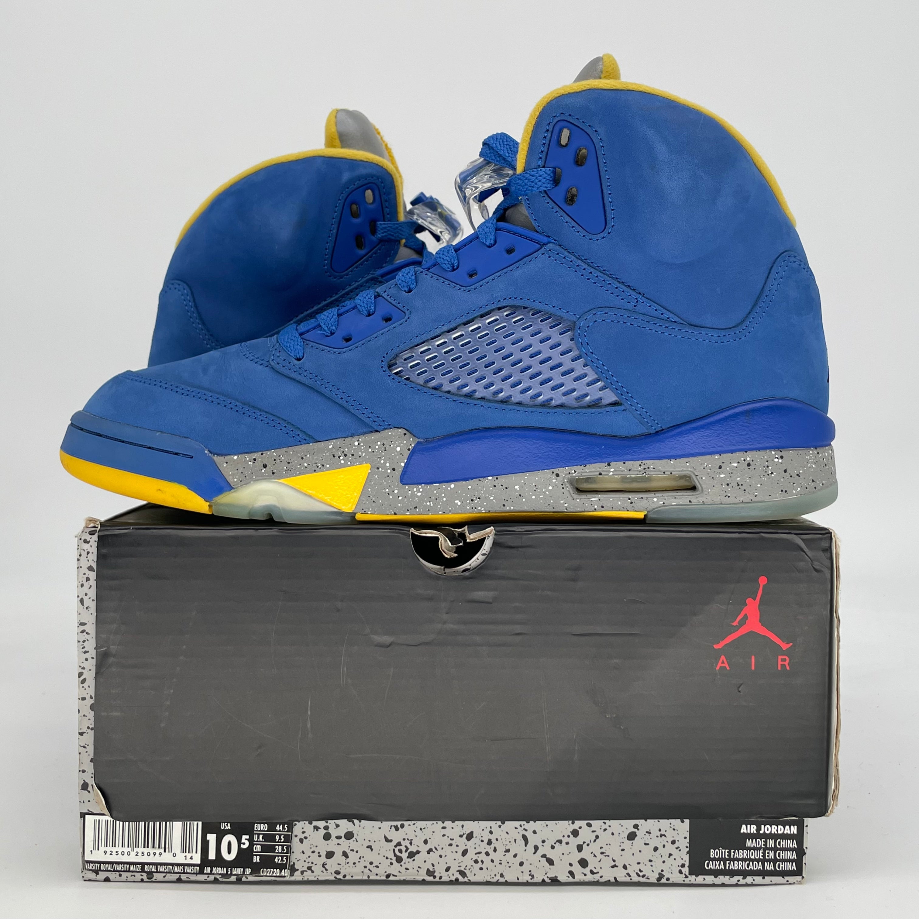 AIR JORDAN 5 LANEY VARSITY ROYAL CD2720-400 SIZE 10.5/12W