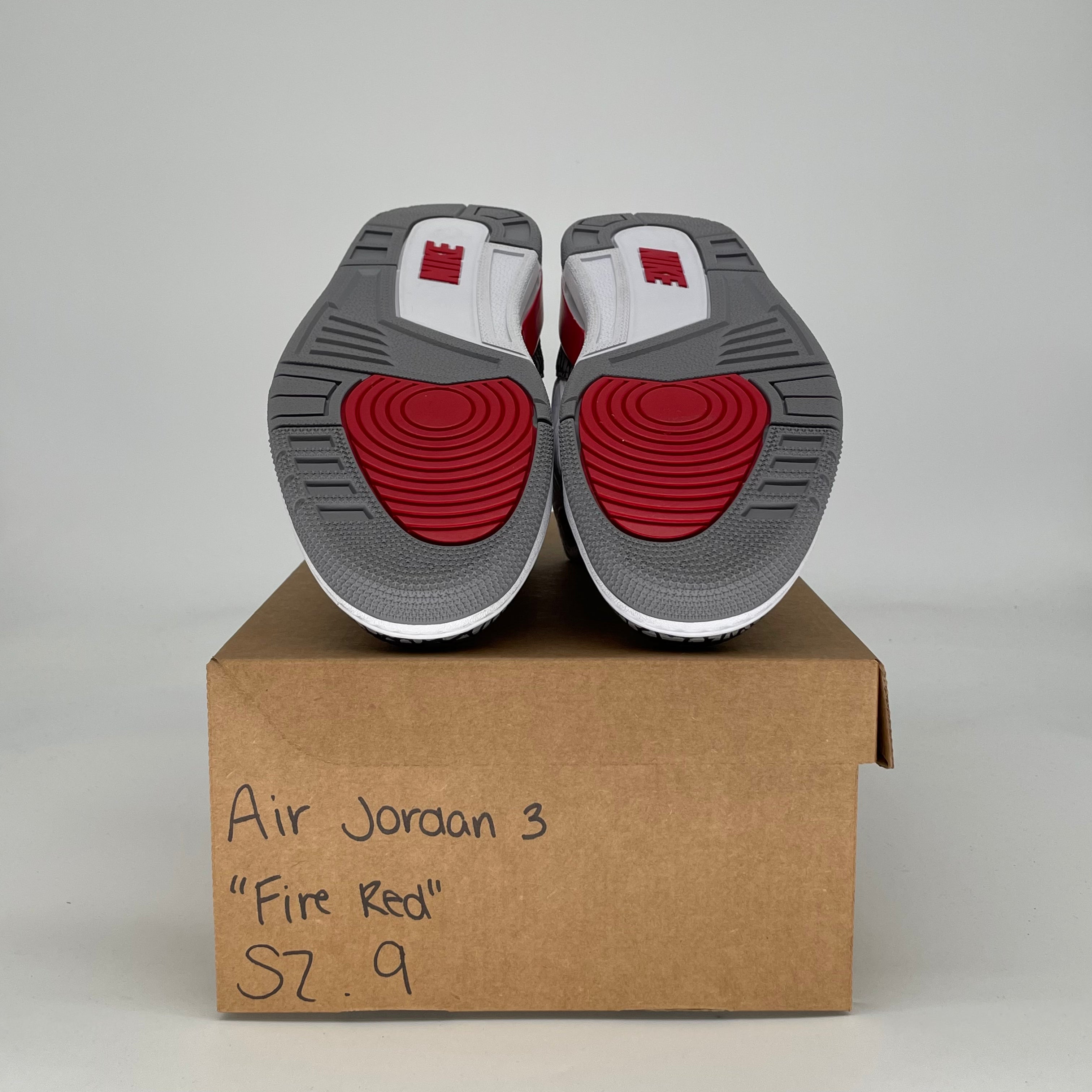 AIR JORDAN 3 FIRE RED DN3707-160 SIZE 9/10.5W