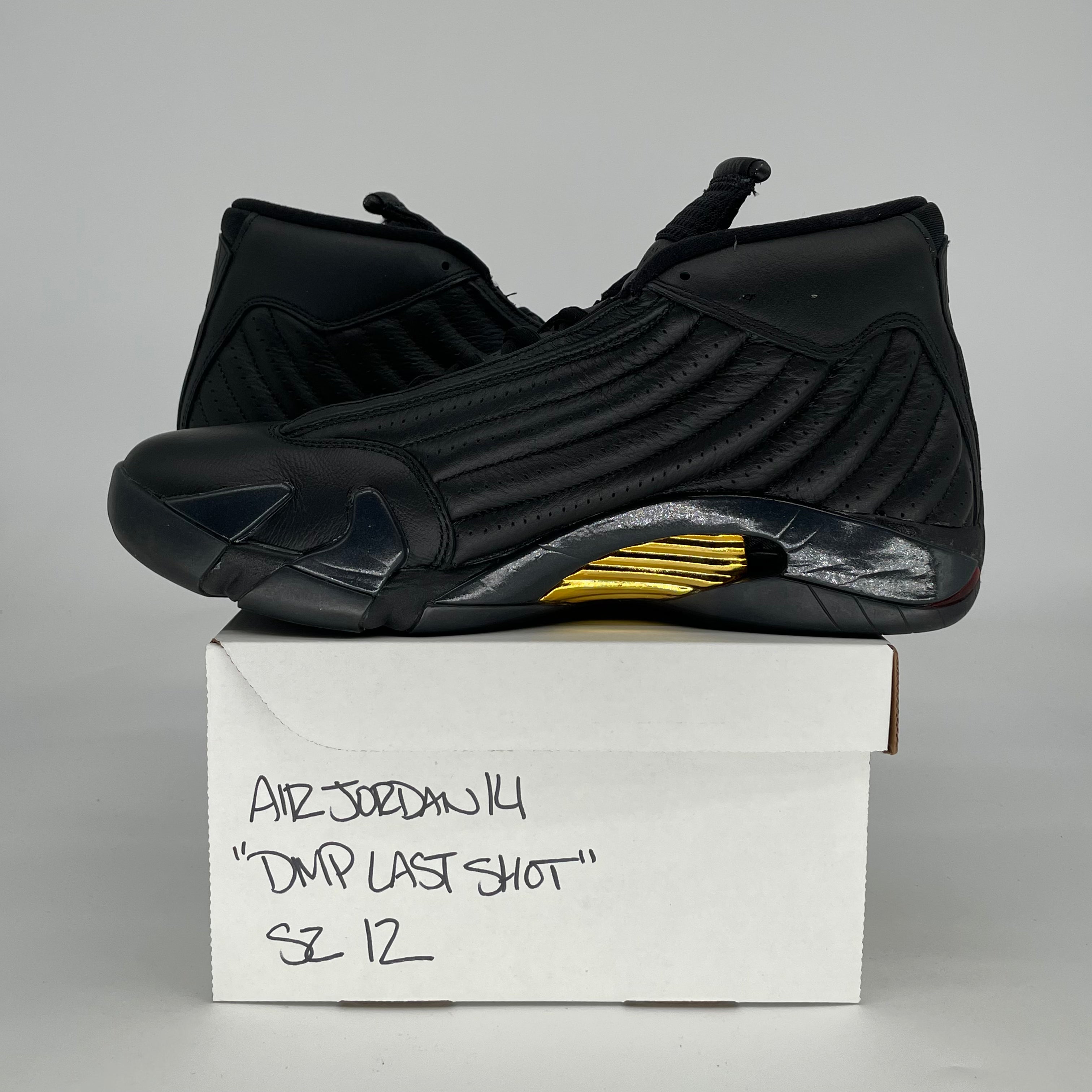 AIR JORDAN 14 DMP LAST SHOT 487471-022 SIZE 12/13.5W