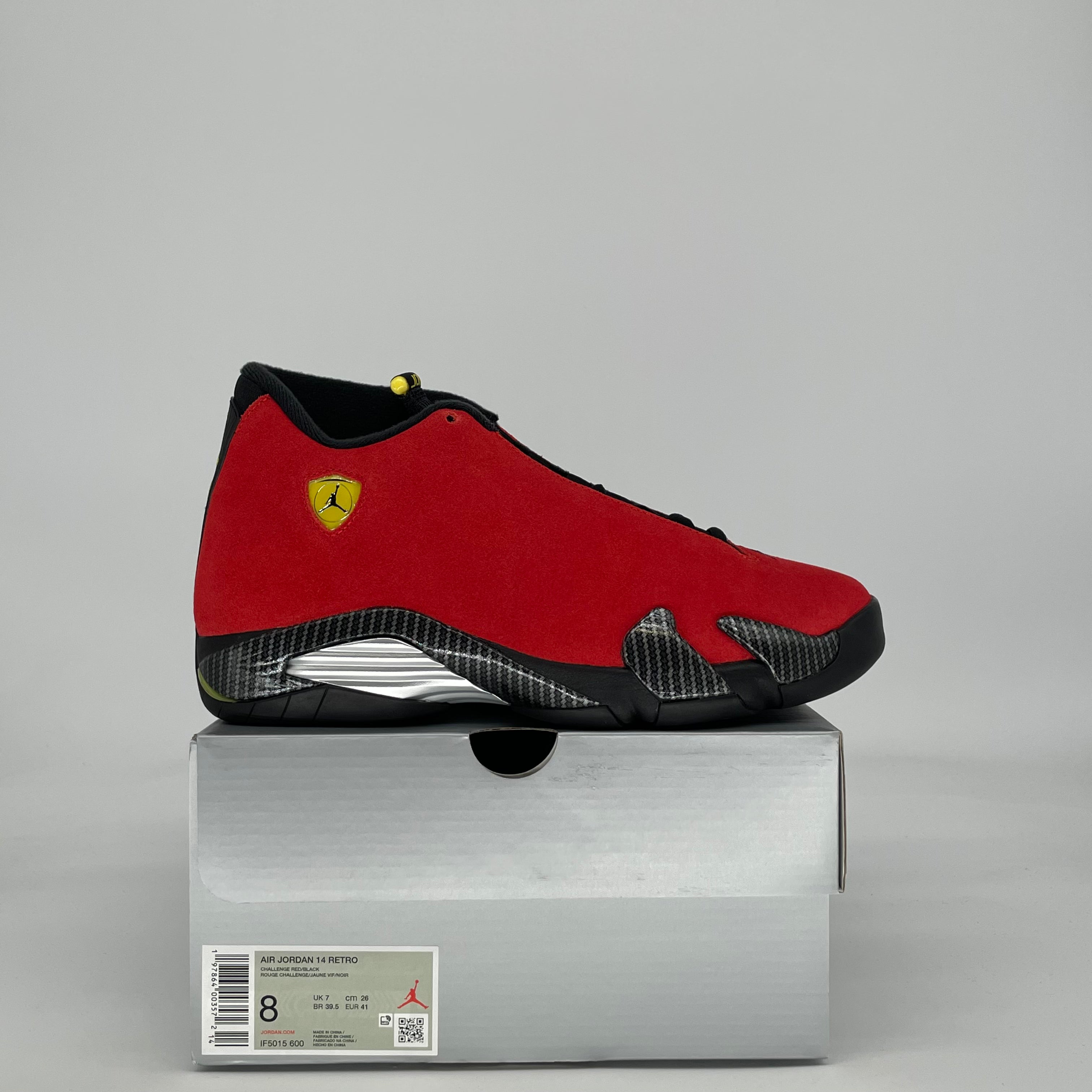 AIR JORDAN 14 FERRARI IF5015-600 SIZE 8/9.5W