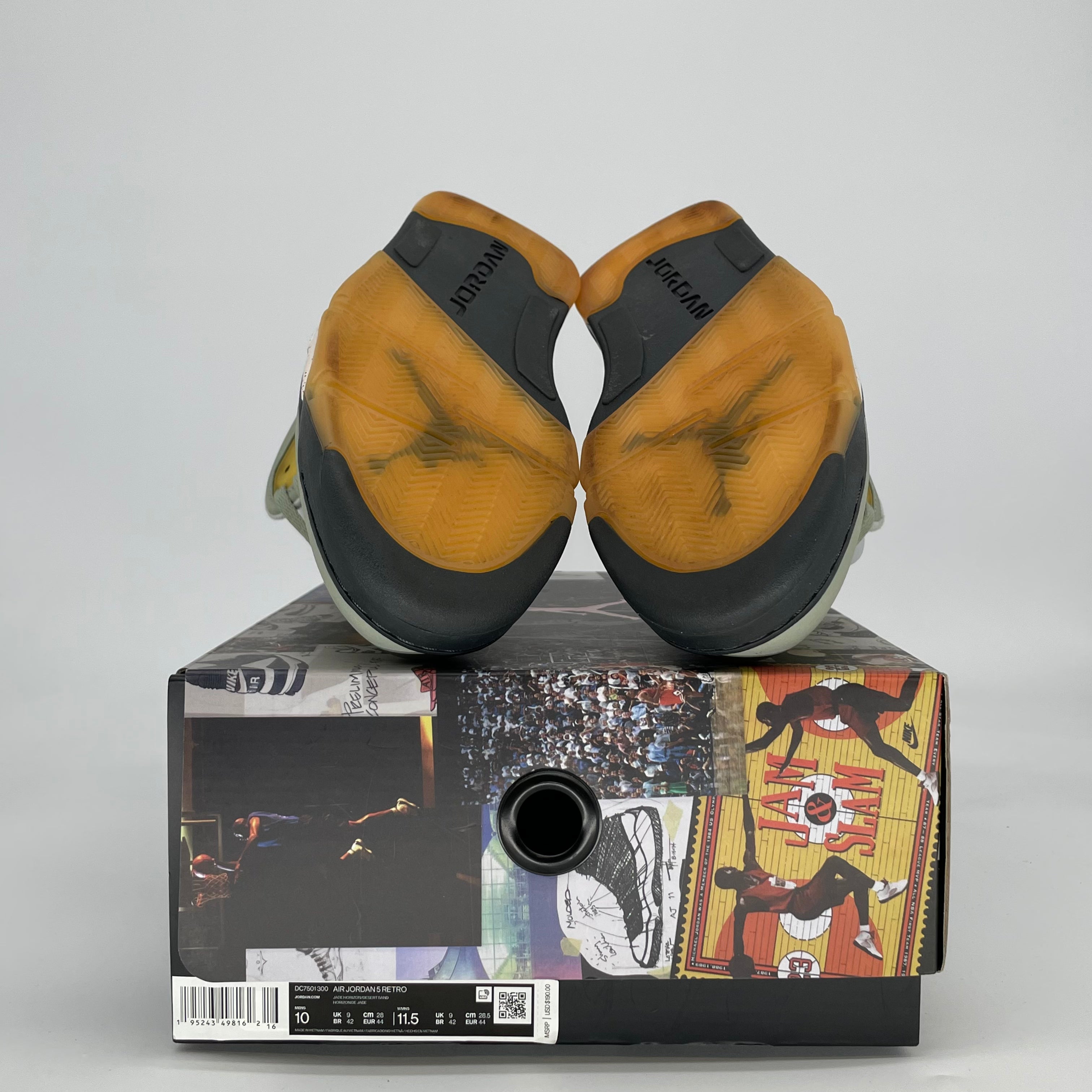 AIR JORDAN 5 JADE HORIZON DC7501-300 SIZE 10/11.5W