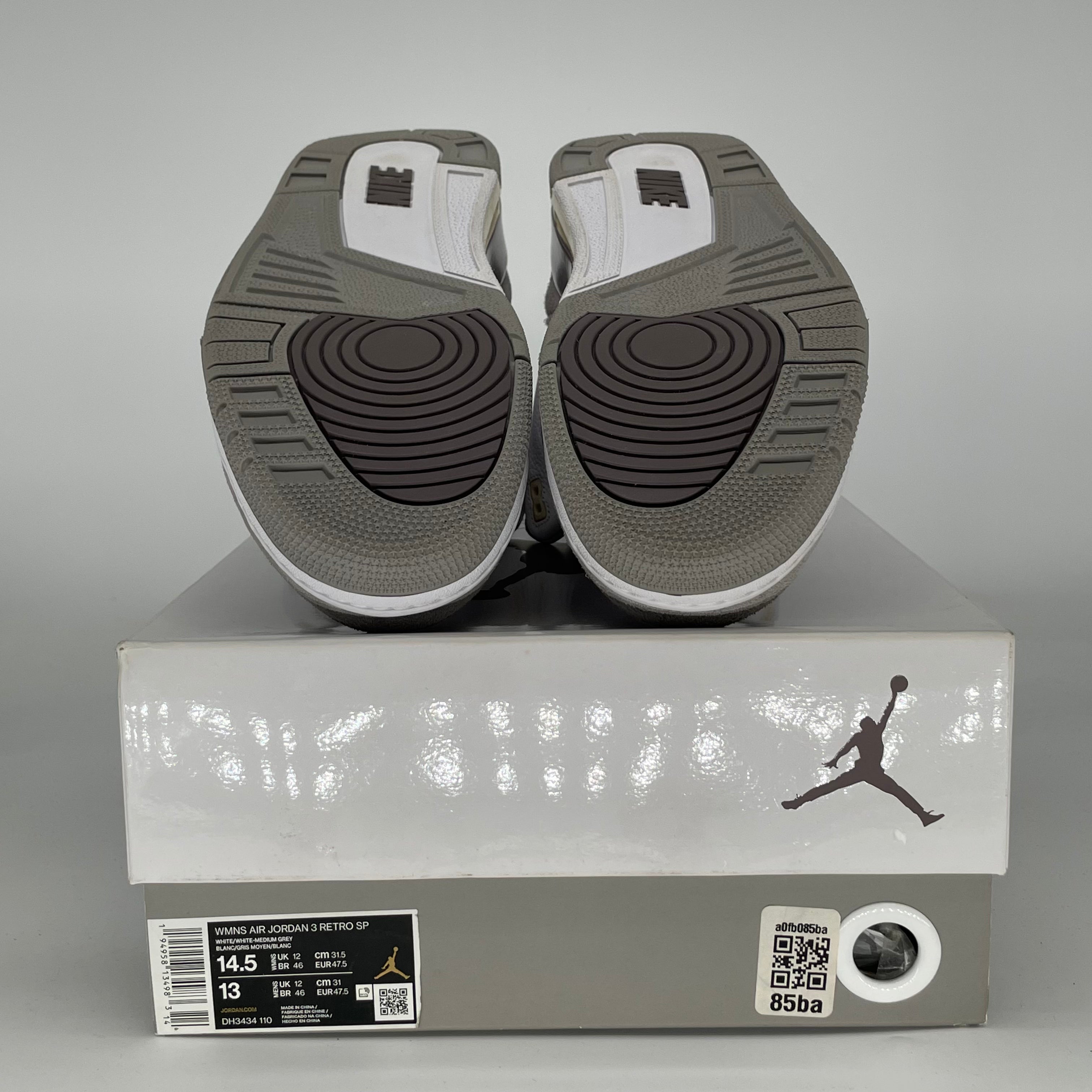 AIR JORDAN 3 A MA MANIERE W DH3434-110 SIZE 13/14.5W