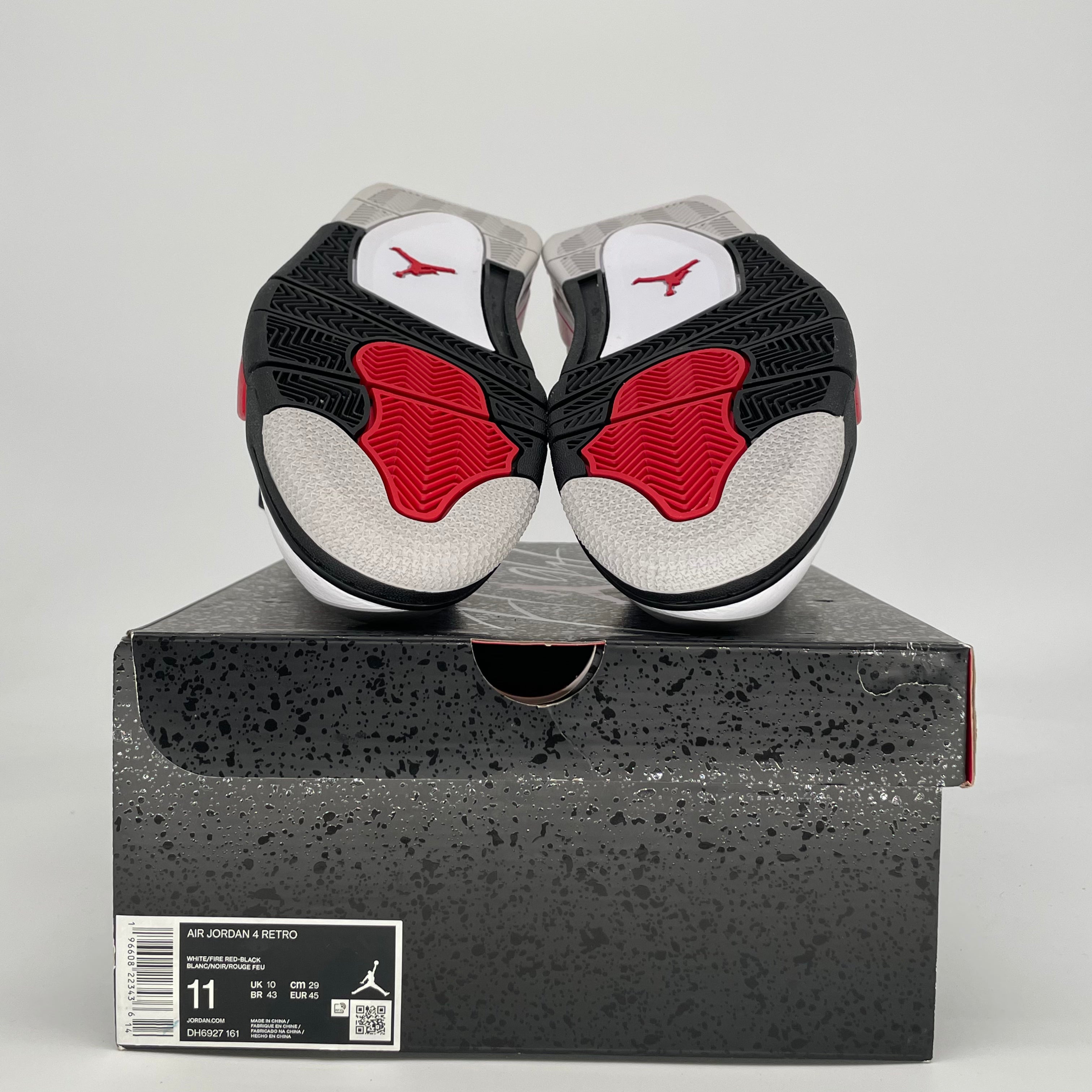 AIR JORDAN 4 RED CEMENT DH6927-161 SIZE 11/12.5W