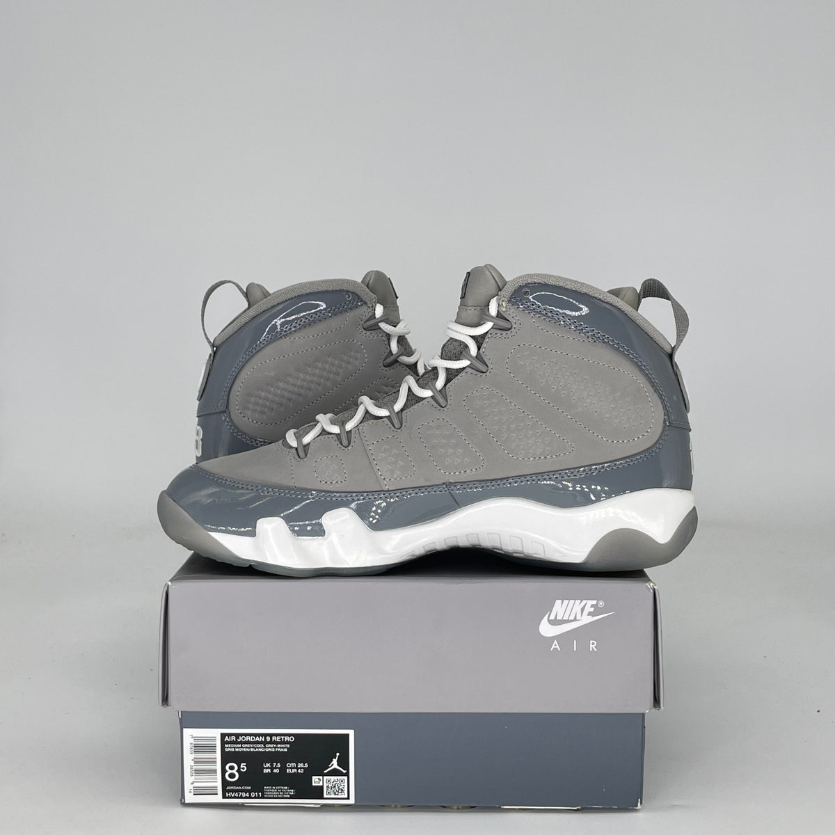 Jordan 9 Retro Cool Grey (2025)