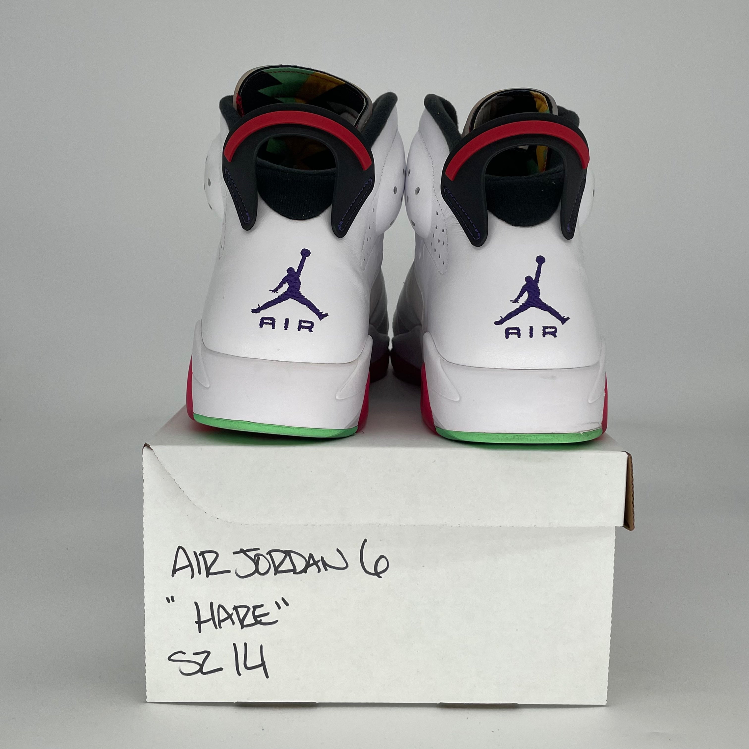 AIR JORDAN 6 HARE CT8529-062 SIZE 14/15.5W