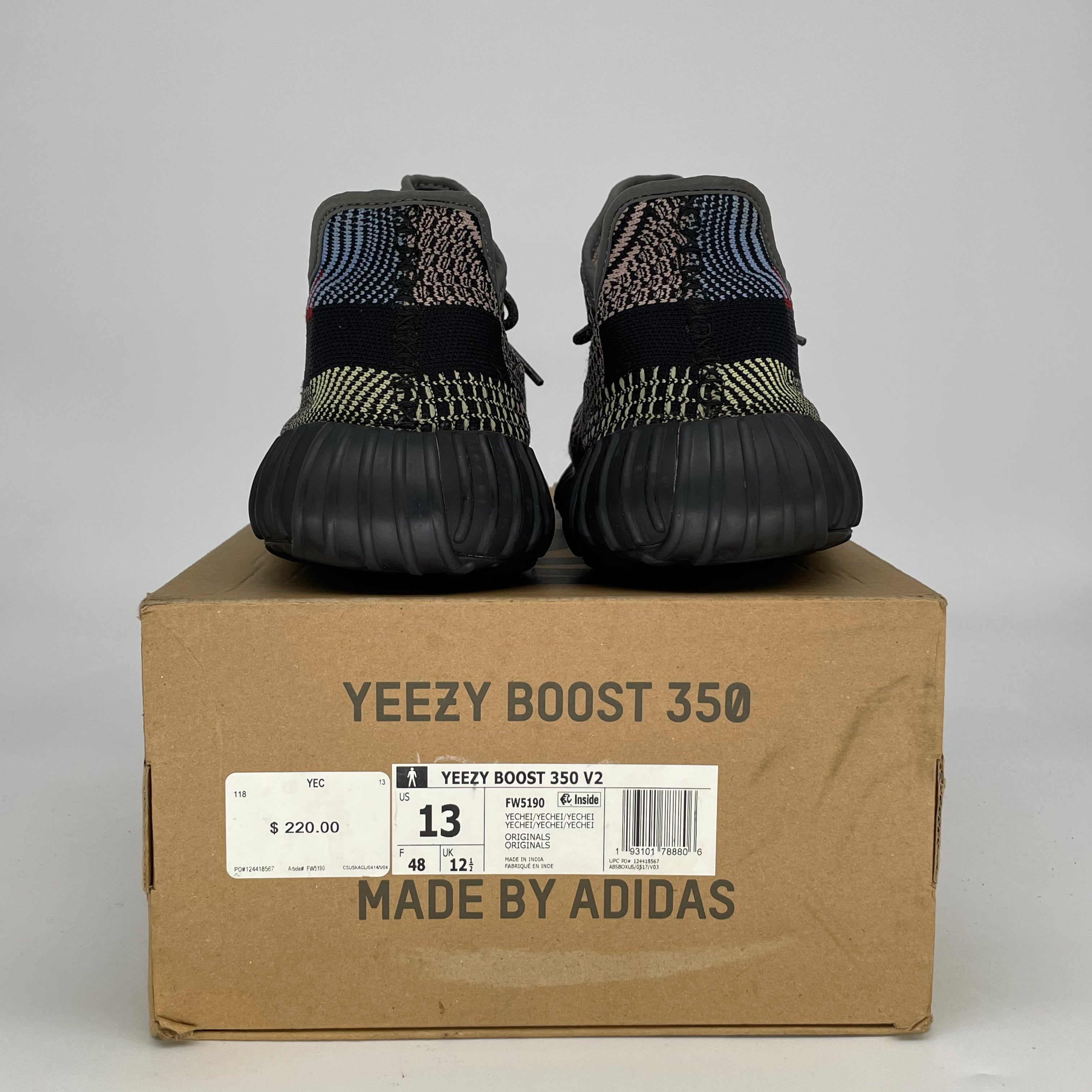 ADIDAS YEEZY 350 V2 YECHEIL FW5190 SIZE 13/14.5W