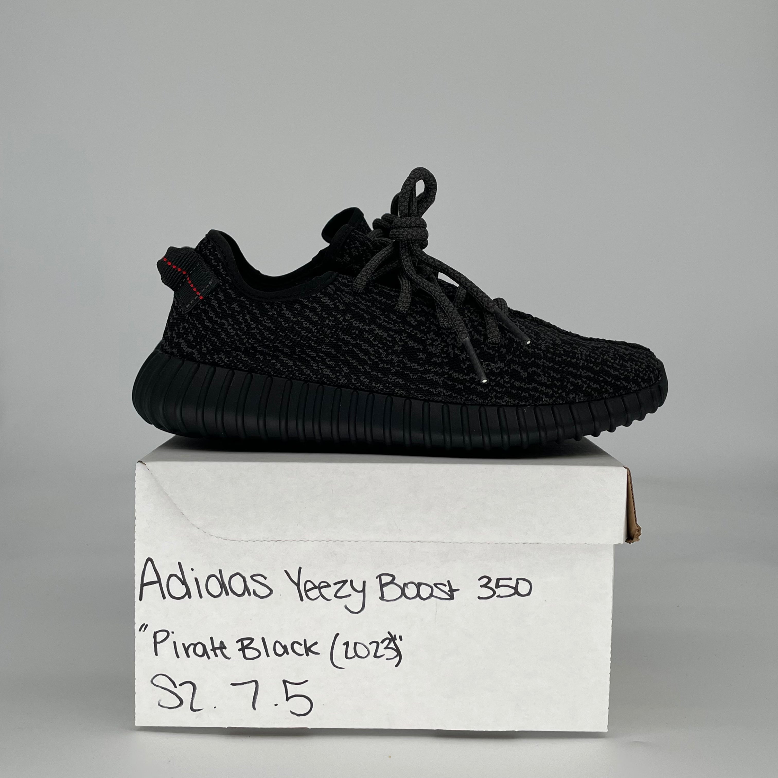 ADIDAS YEEZY BOOST 350 PIRATE BLACK (2023) BB5350 SIZE 7.5/9W