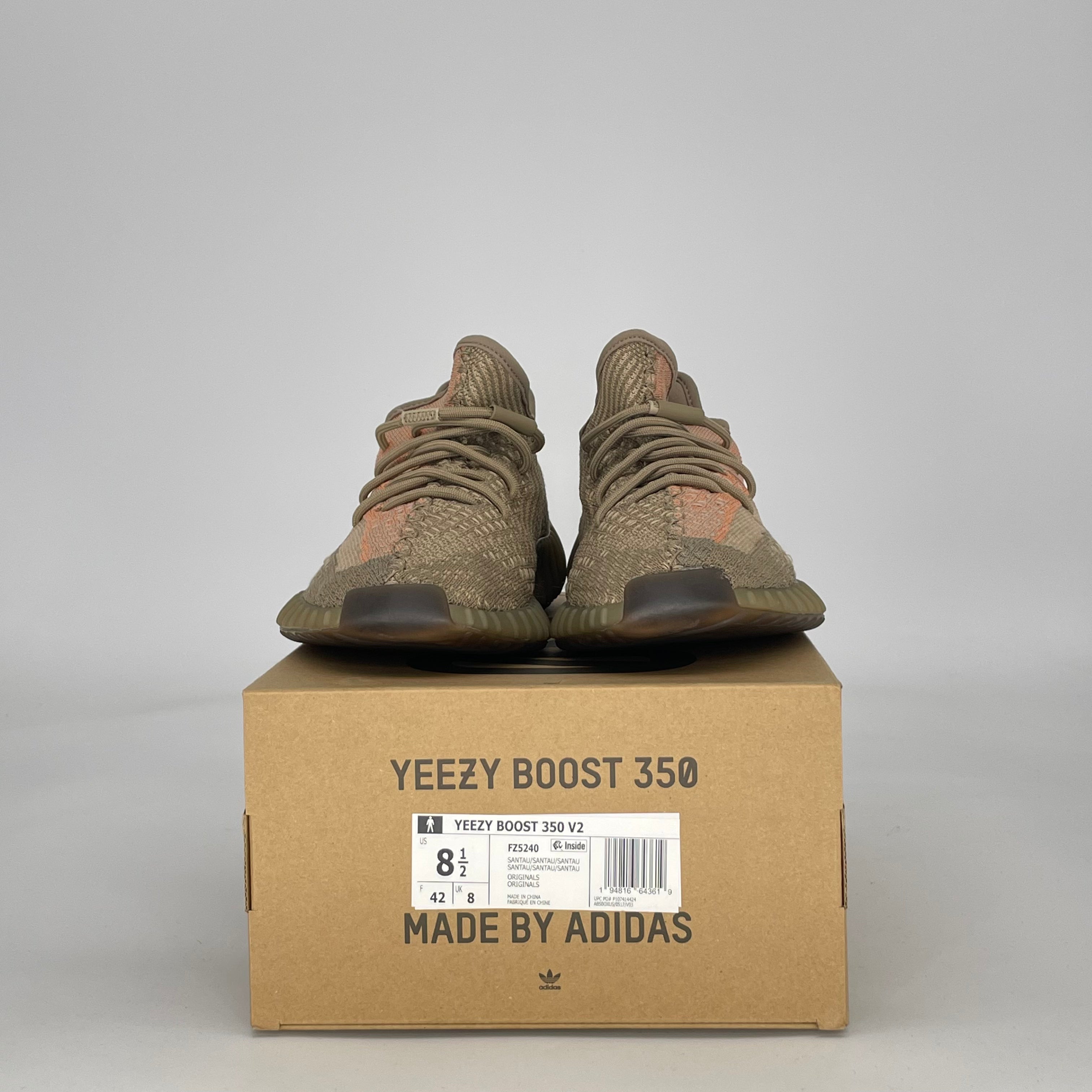 ADIDAS YEEZY BOOST 350 V2 SAND TAUPE FZ5240 SIZE8.5/10W