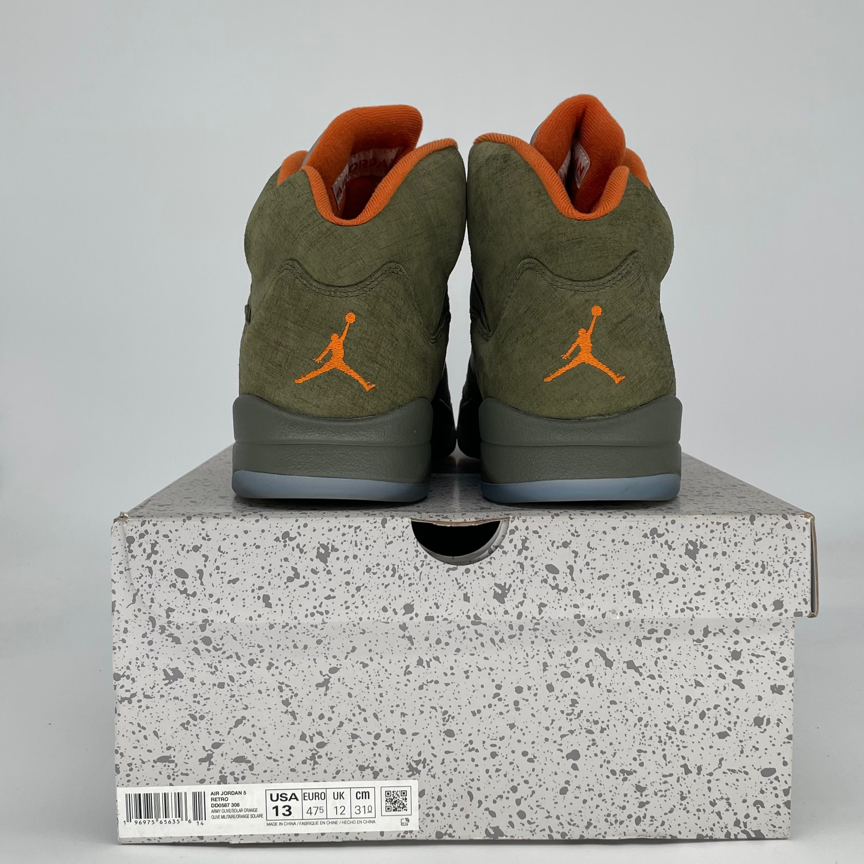 AIR JORDAN 5 OLIVE DD0587-308 SIZE 13/14.5W