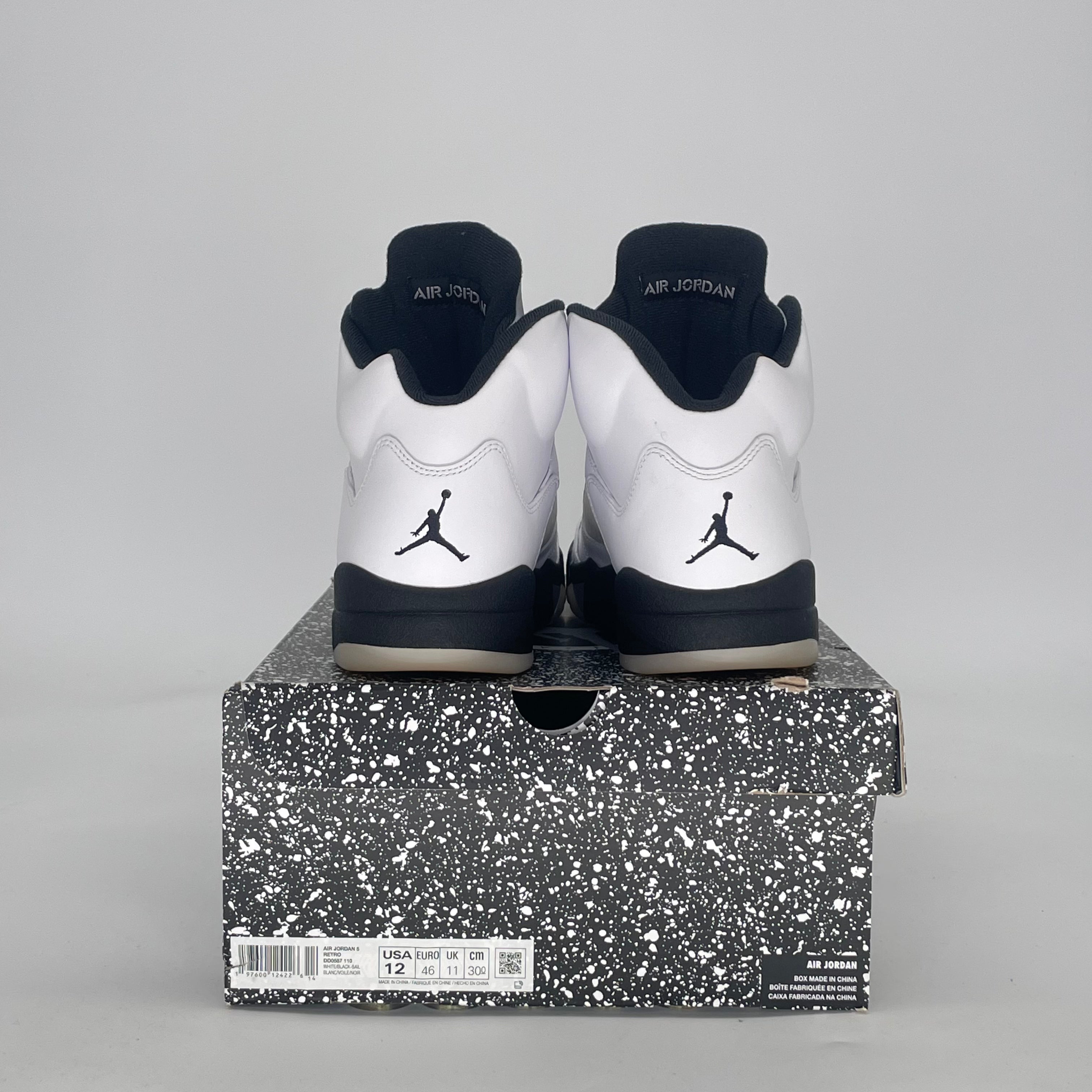 AIR JORDAN 5 REVERSE METALLIC DD0587-110 SIZE 12/13.5W
