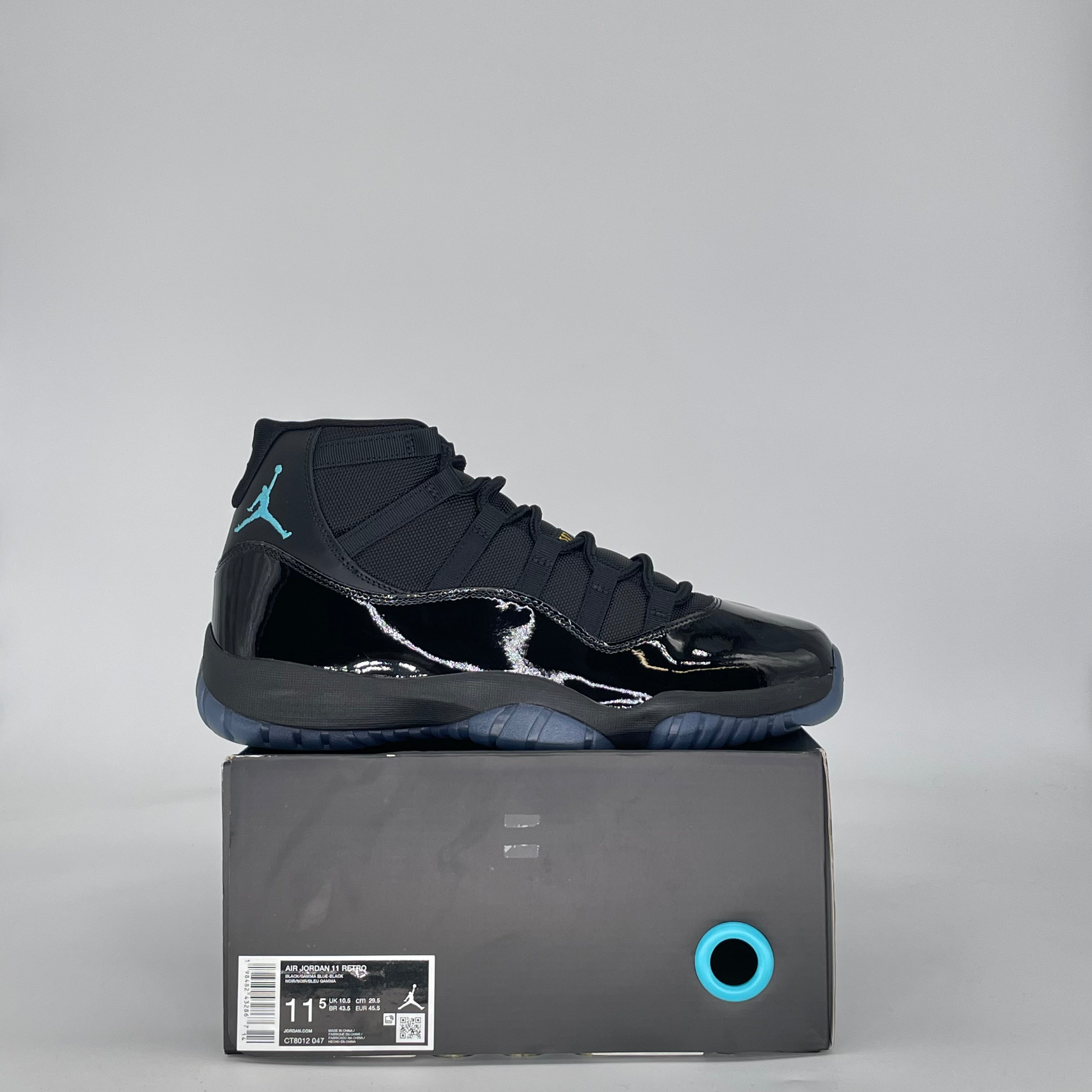 AIR JORDAN 11 GAMMA BLUE CT8012-047 SIZE 11.5/13W