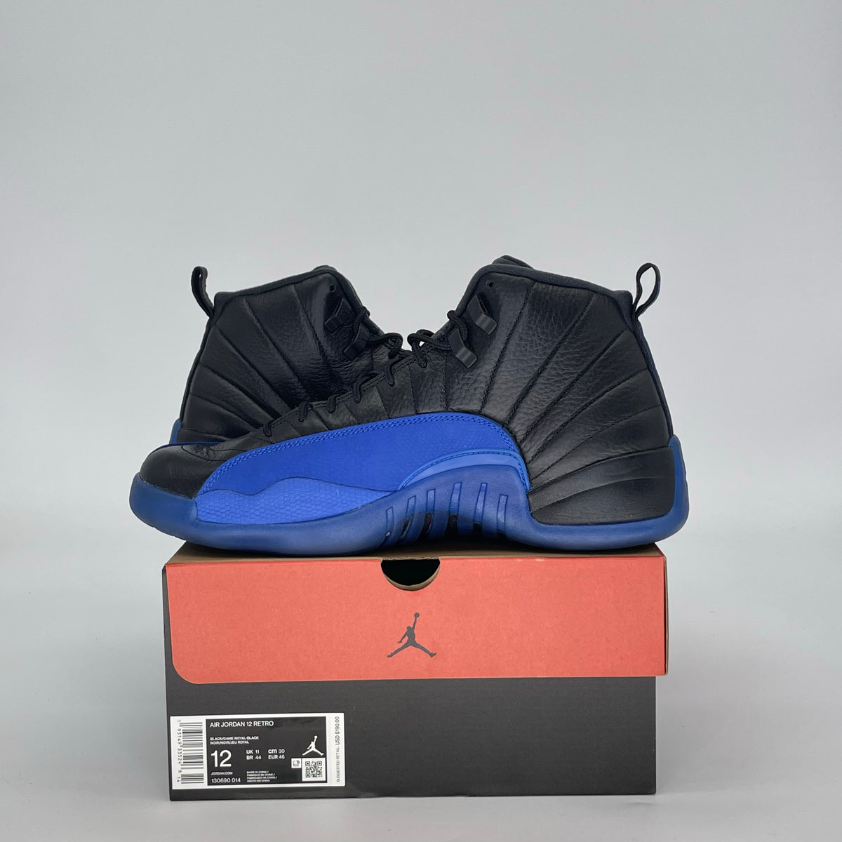 Jordan 12 Retro Black Game Royal