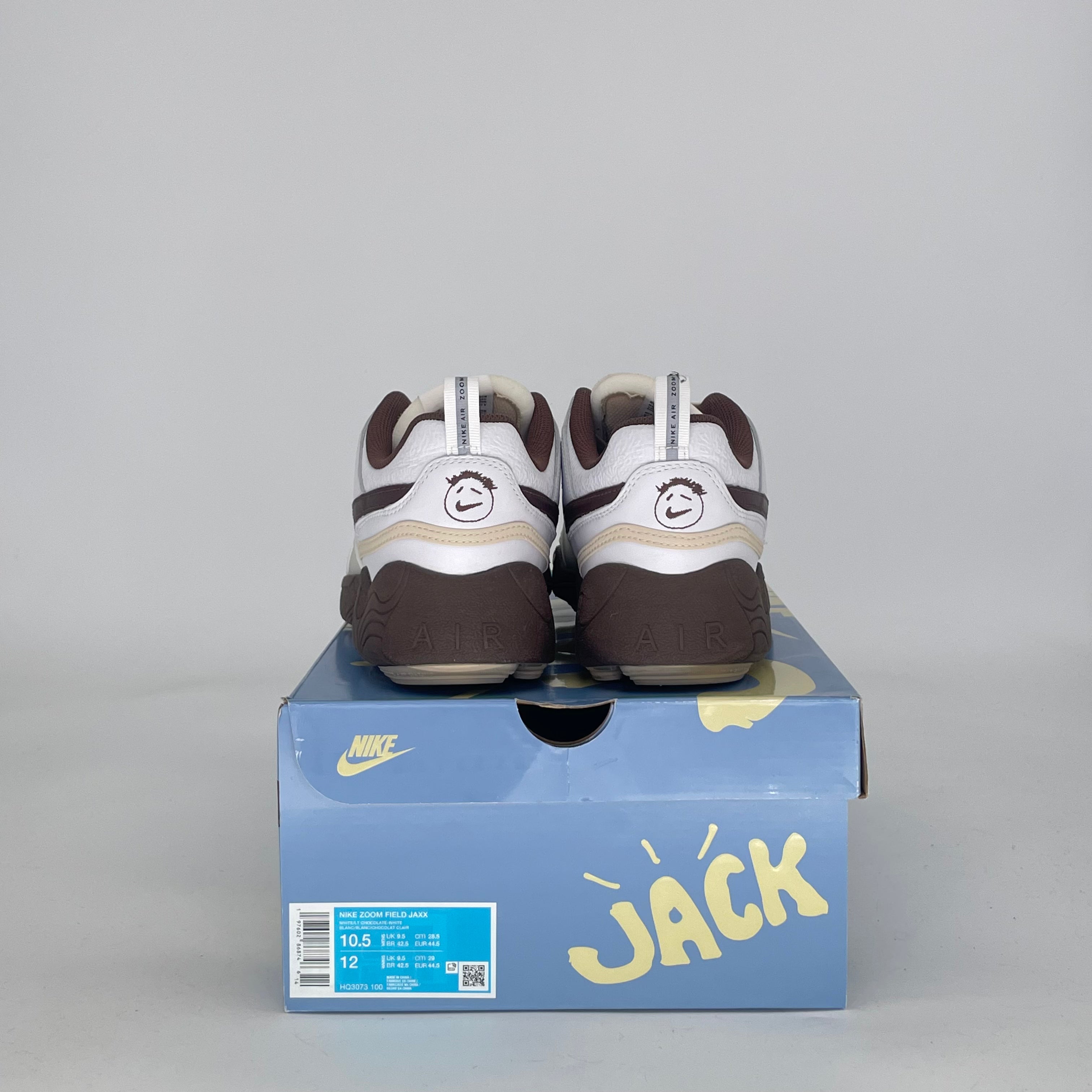 NIKE ZOOM FIELD JAXX TRAVIS SCOTT LIGHT CHOCOLATE HQ3073-100 SIZE 10.5/12W