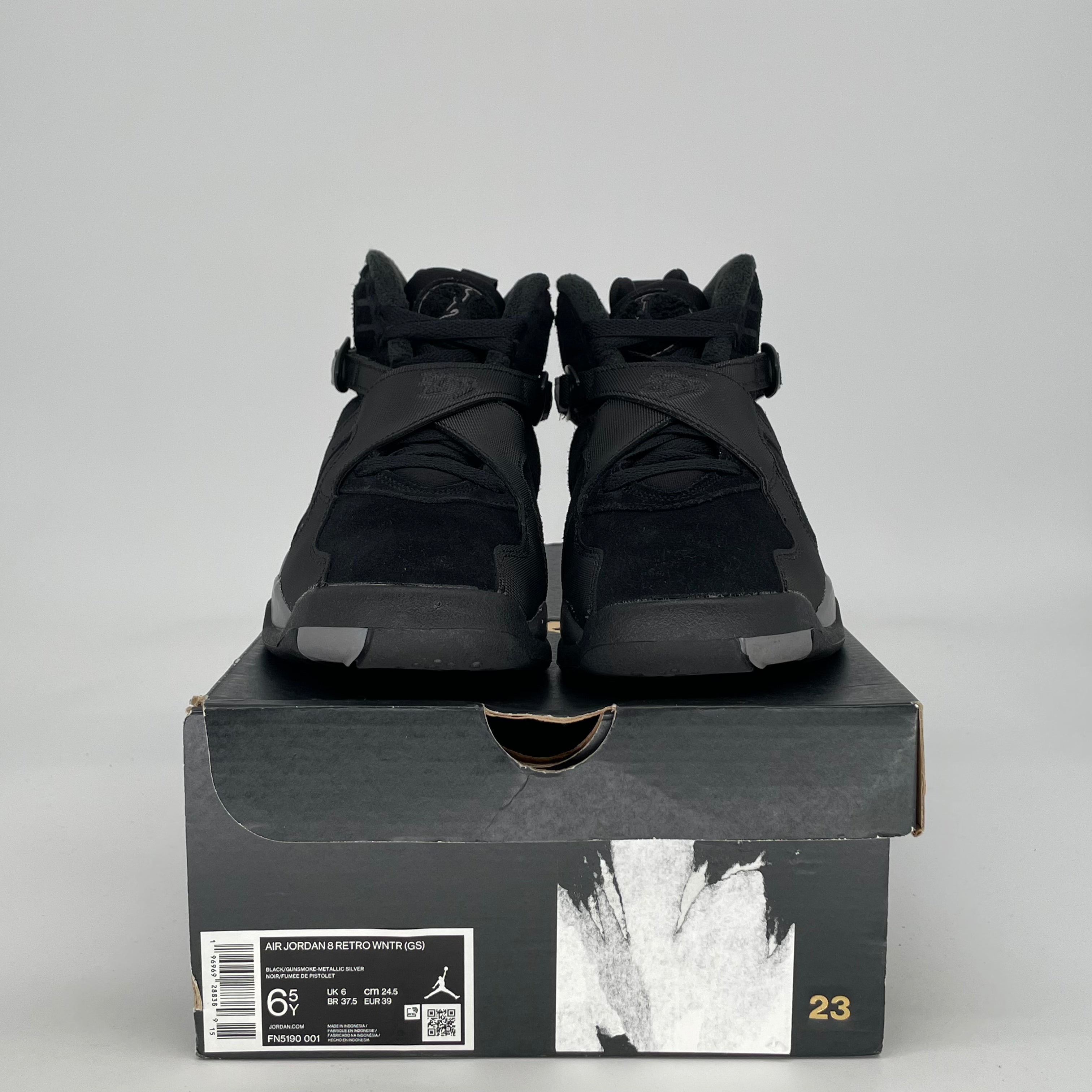 AIR JORDAN 8 WINTERIZED GUNSMOKE FN5190-001 SIZE 6.5/8W