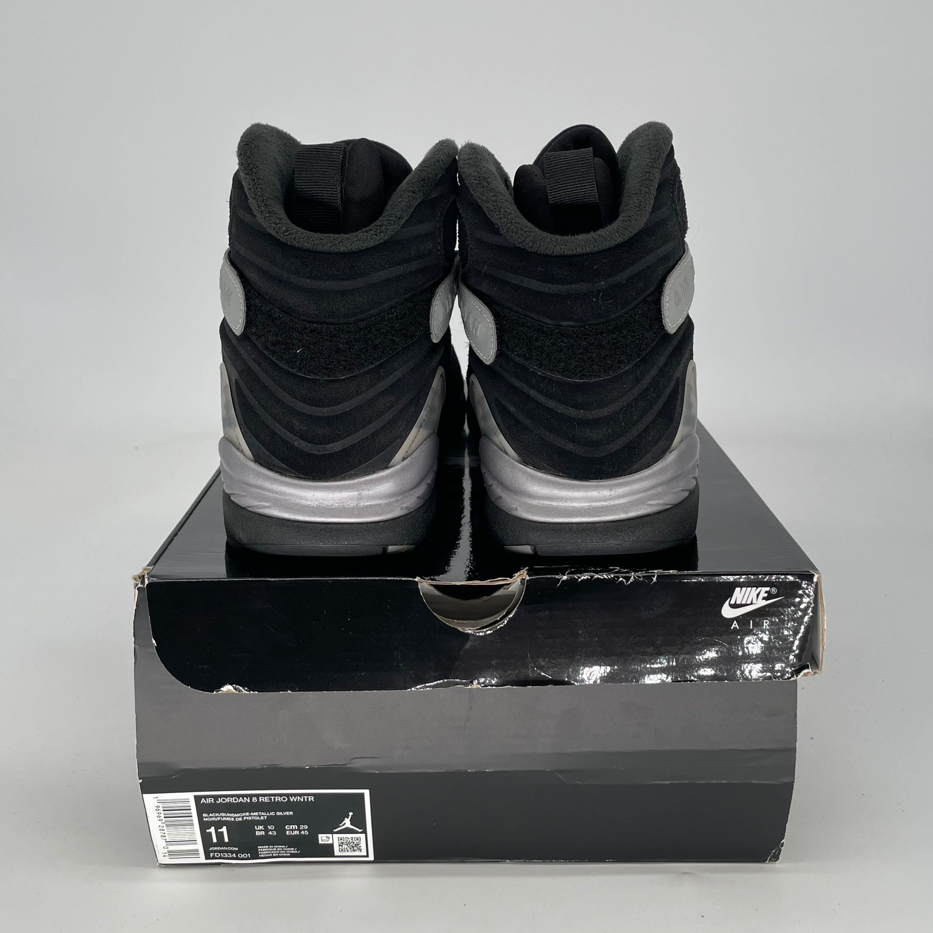 AIR JORDAN 8 WINTERIZED GUNSMOKE SIZE 11/12.5W FD1334-001