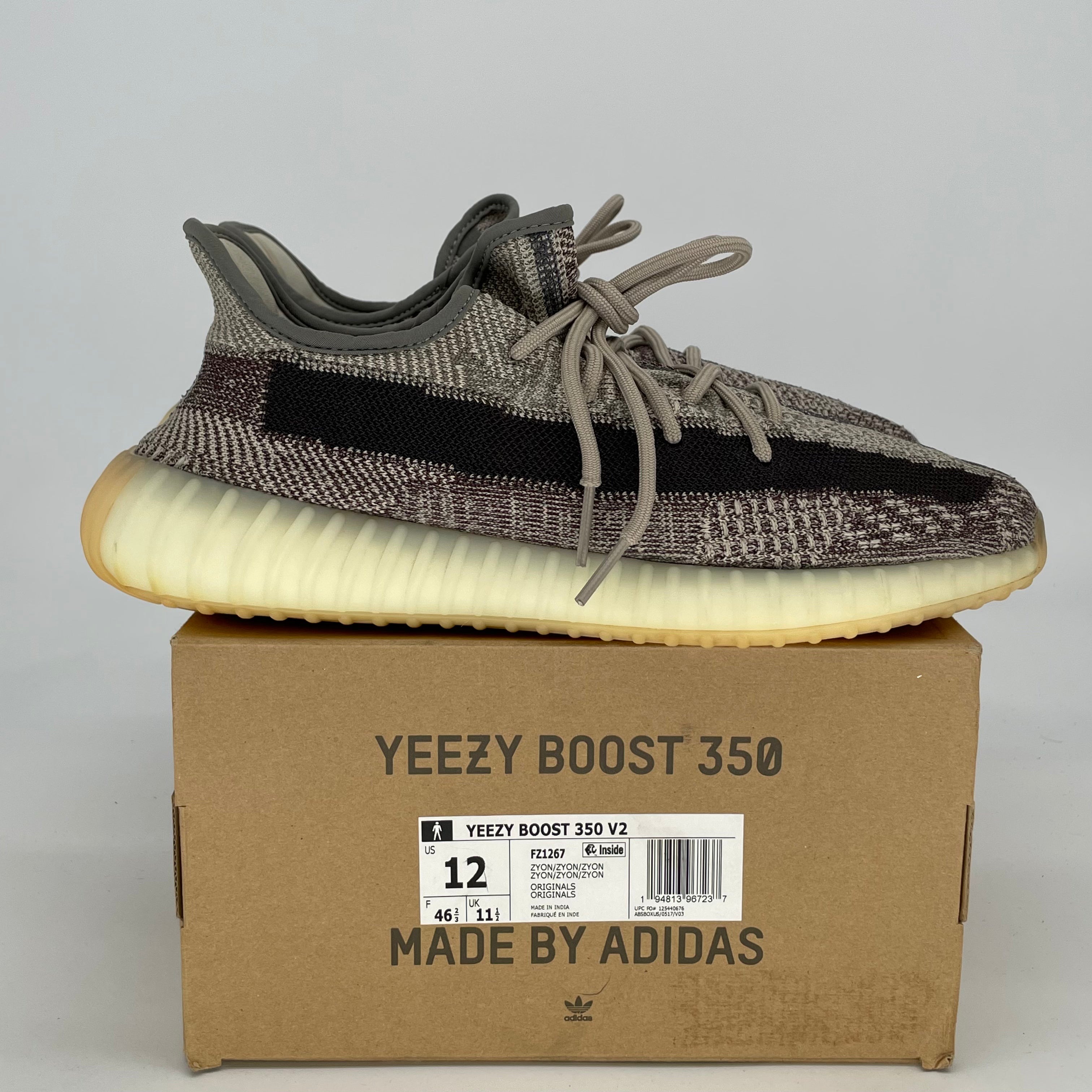 ADIDAS YEEZY 350 V2 ZYON FZ1267 SIZE 12/13.5W