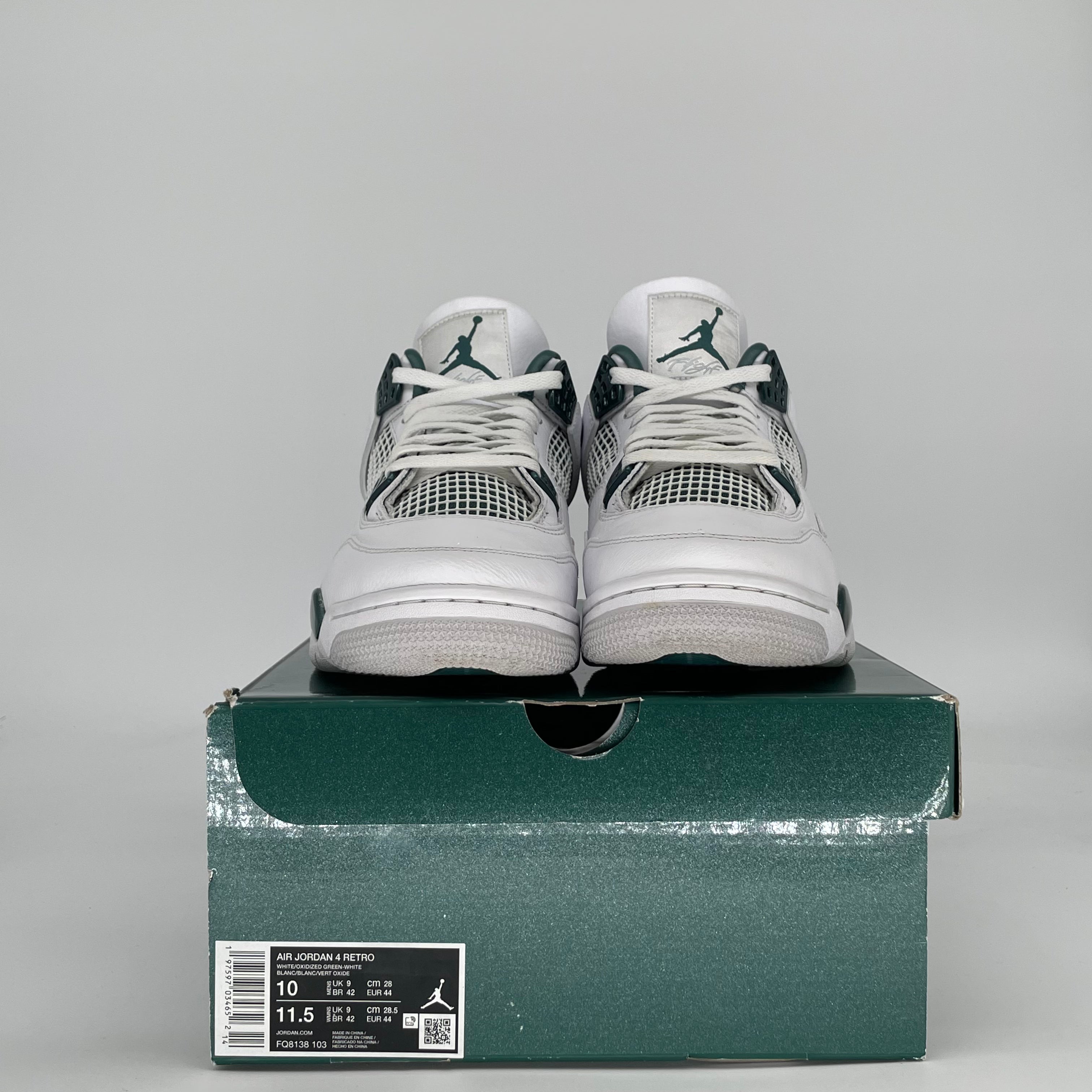 AIR JORDAN 4 OXIDIZED GREEN FQ8138-103 SIZE 10/11.5W