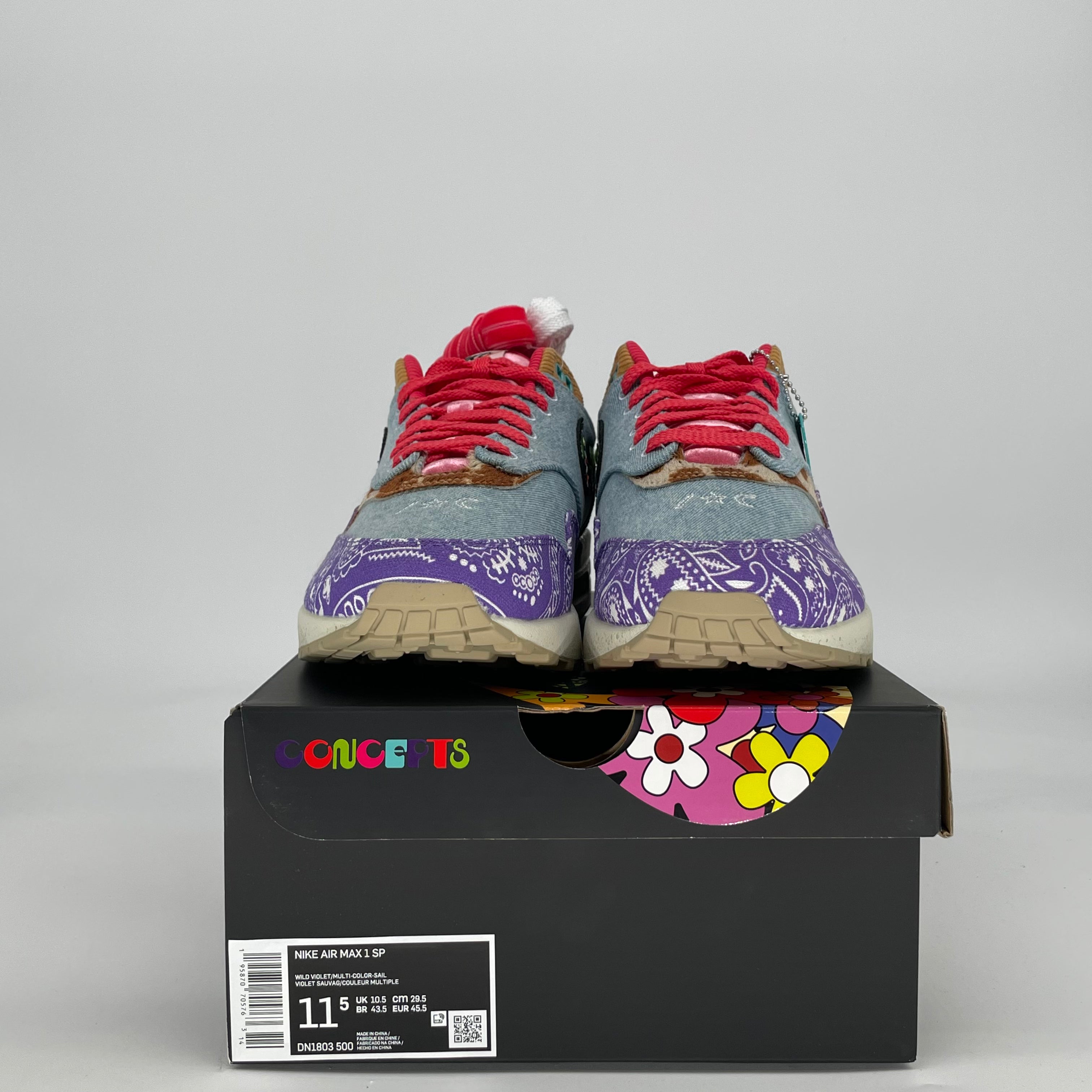 NIKE AIR MAX 1 CONCEPTS FAR OUT (SPECIAL BOX) DN1803-500 SIZE 11.5/13W