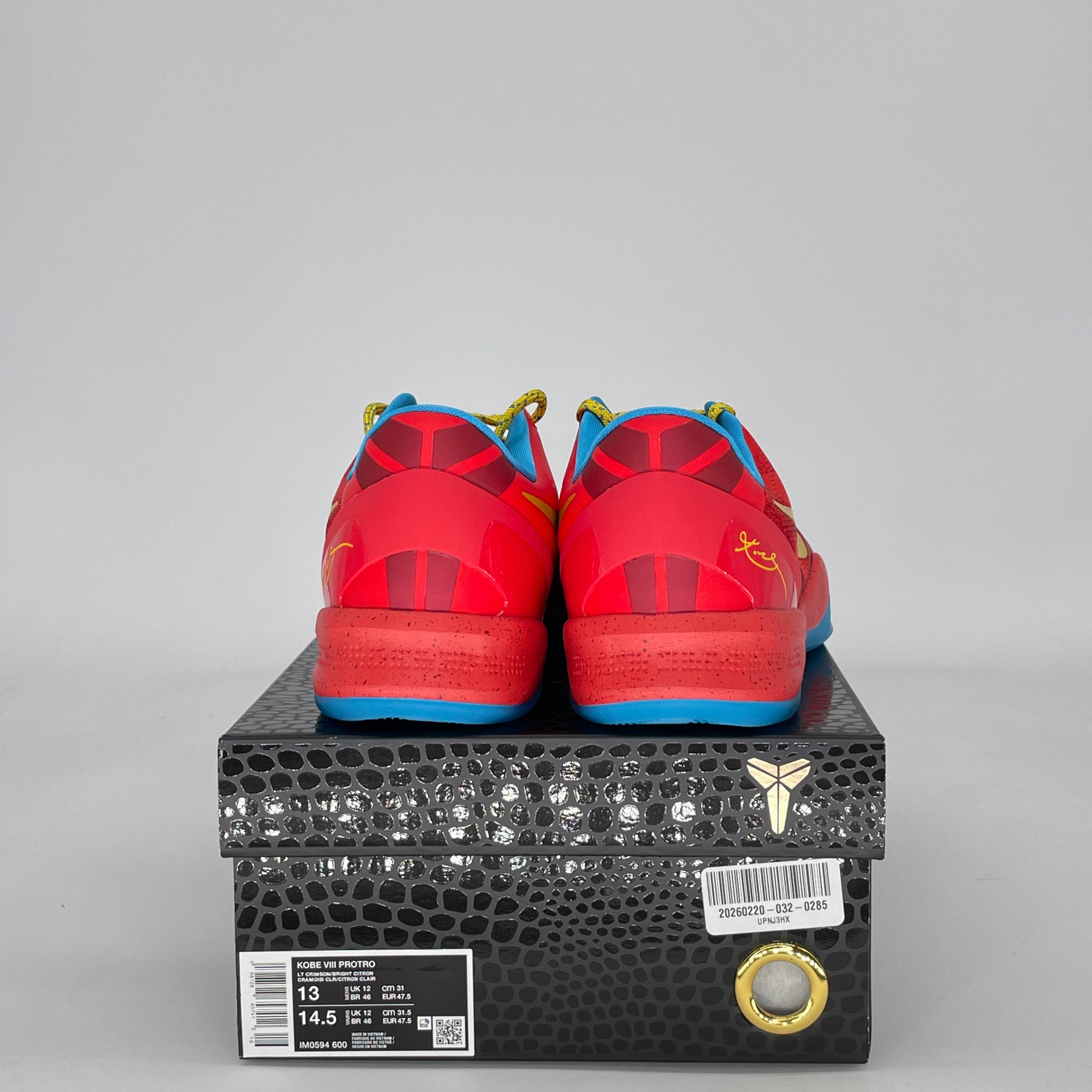 NIKE KOBE 8 PROTRO YEAR OF THE HORSE IM0594-600 SIZE 12/13.5W