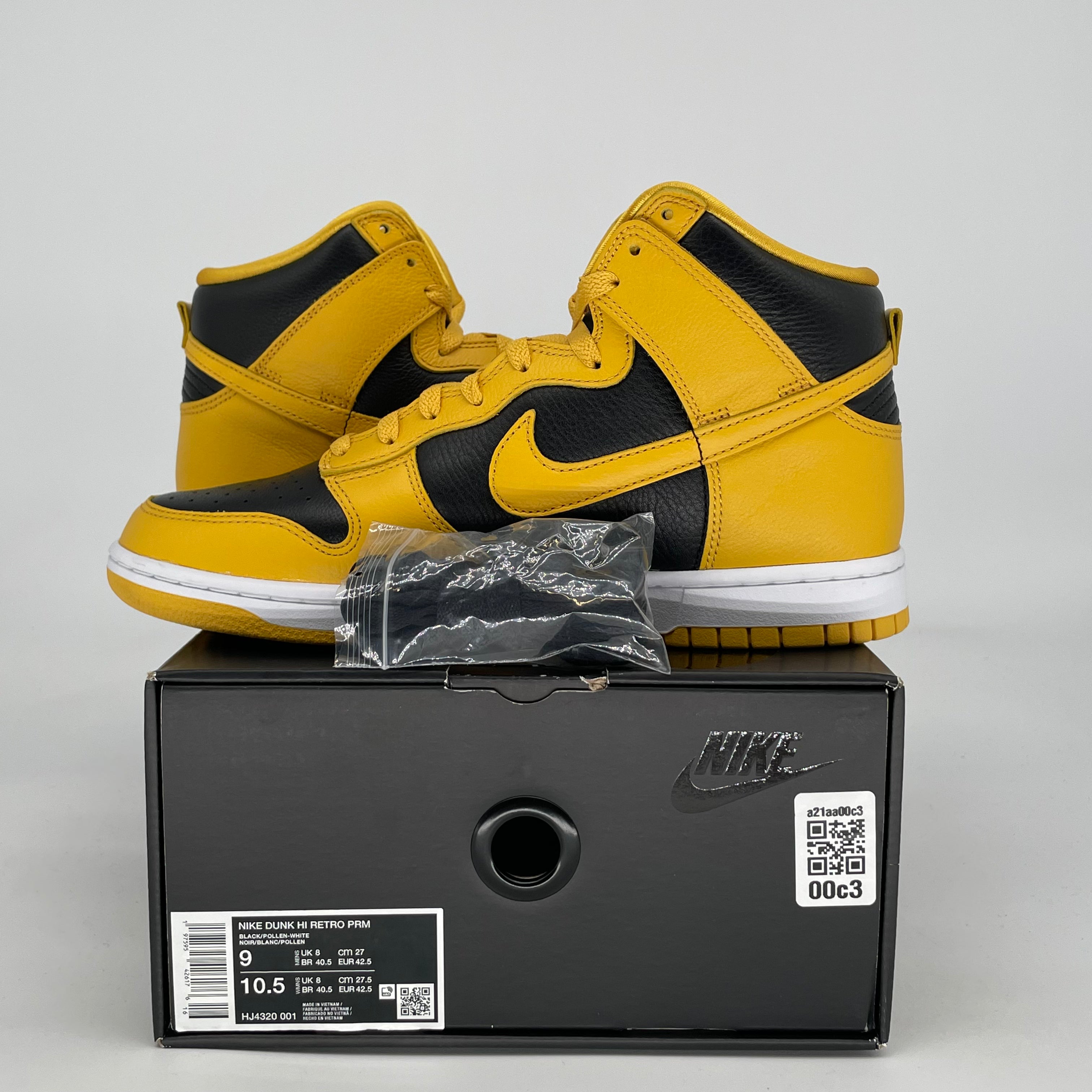 NIKE DUNK HIGH WU-TANG HJ4320-001 SIZE 9/10.5W