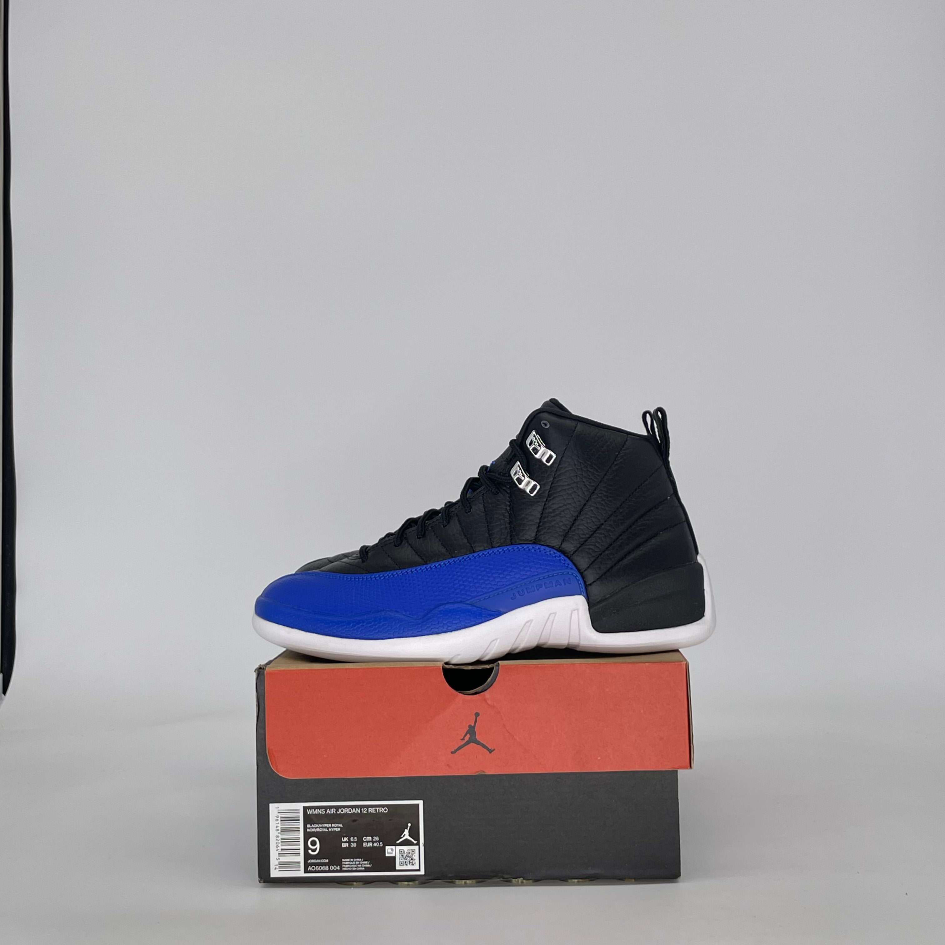 AIR JORDAN 12 HYPER ROYAL AO6068-004 SIZE 7.5/9W MENS
