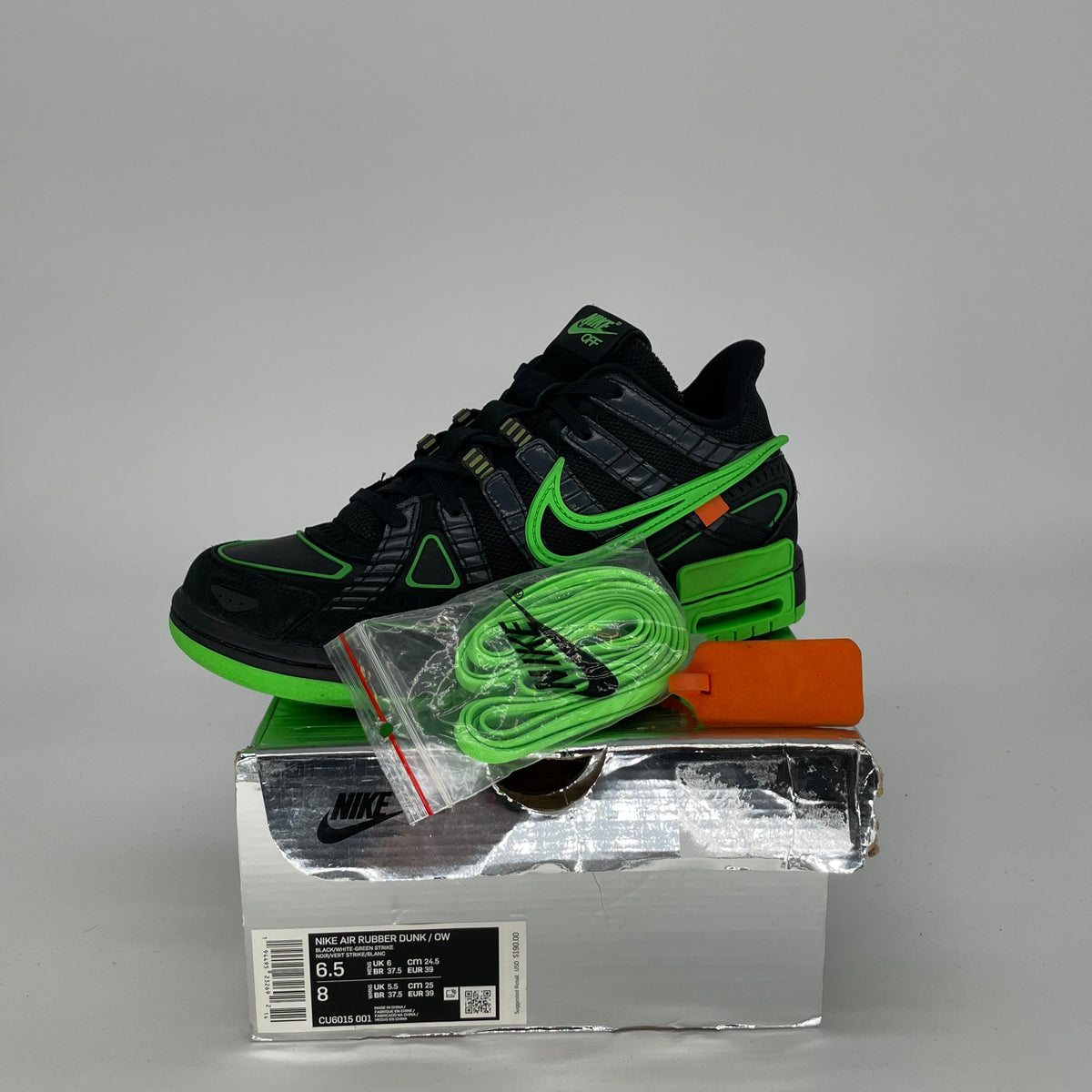 Nike Air Rubber Dunk Off-White Green Strike
