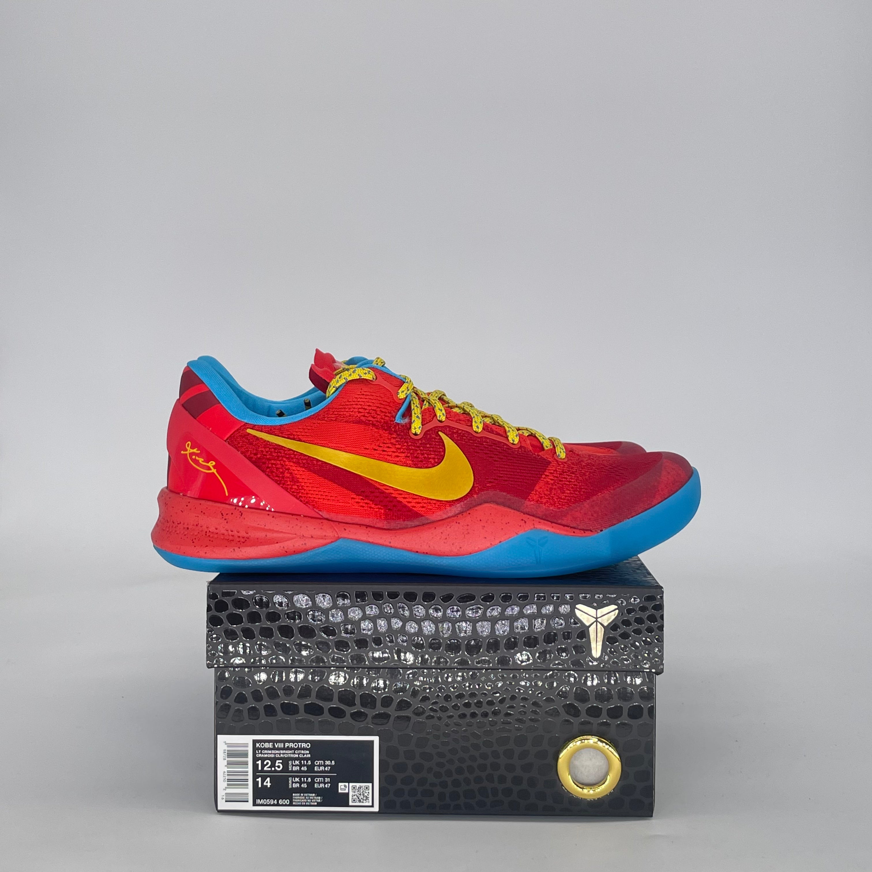 NIKE KOBE 8 PROTRO YEAR OF THE HORSE IM0594-600 SIZE 12.5/14W